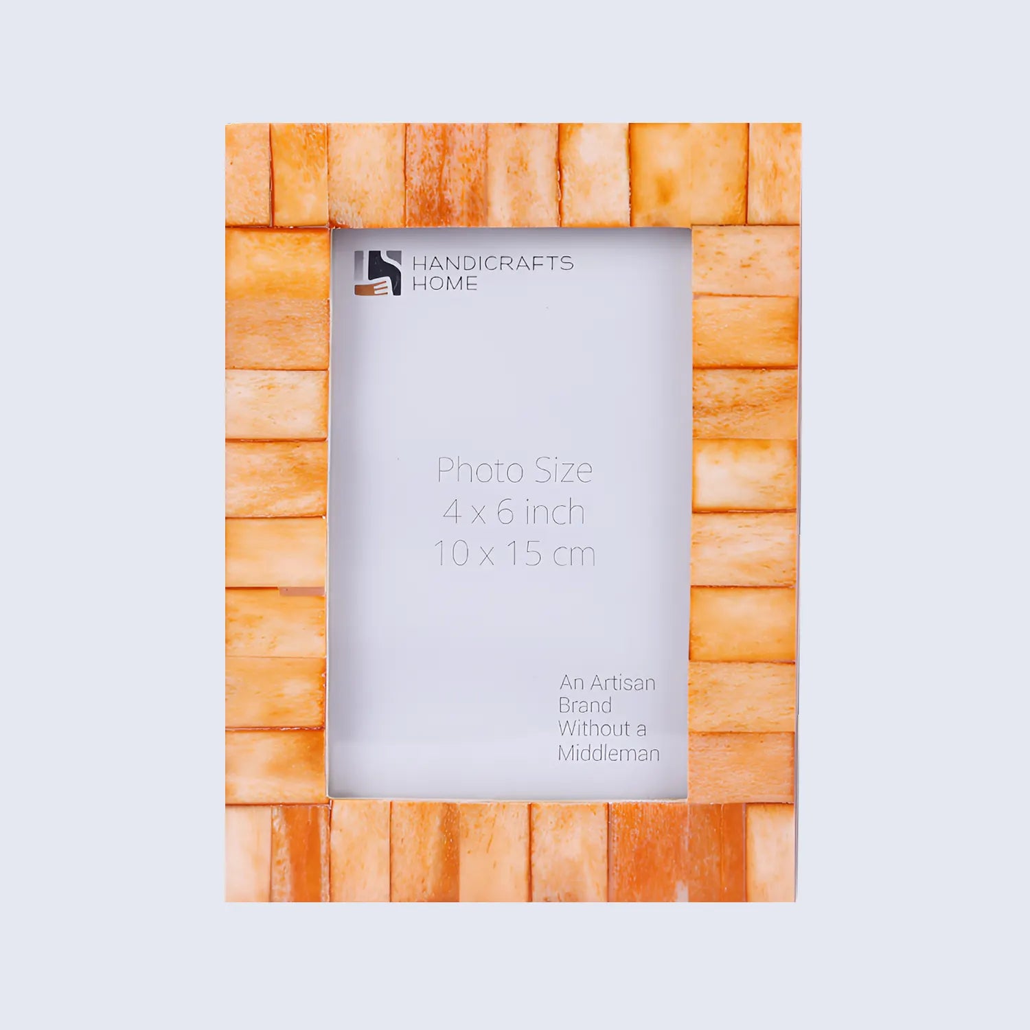 Picture Frames Classic Collection Bone Inlay in 4x6 | Border Width 1" | 4 Colors