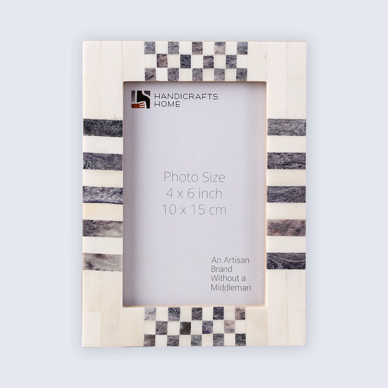 CheckStripe Collection Photo Picture Frame - 4x6 & 5x7