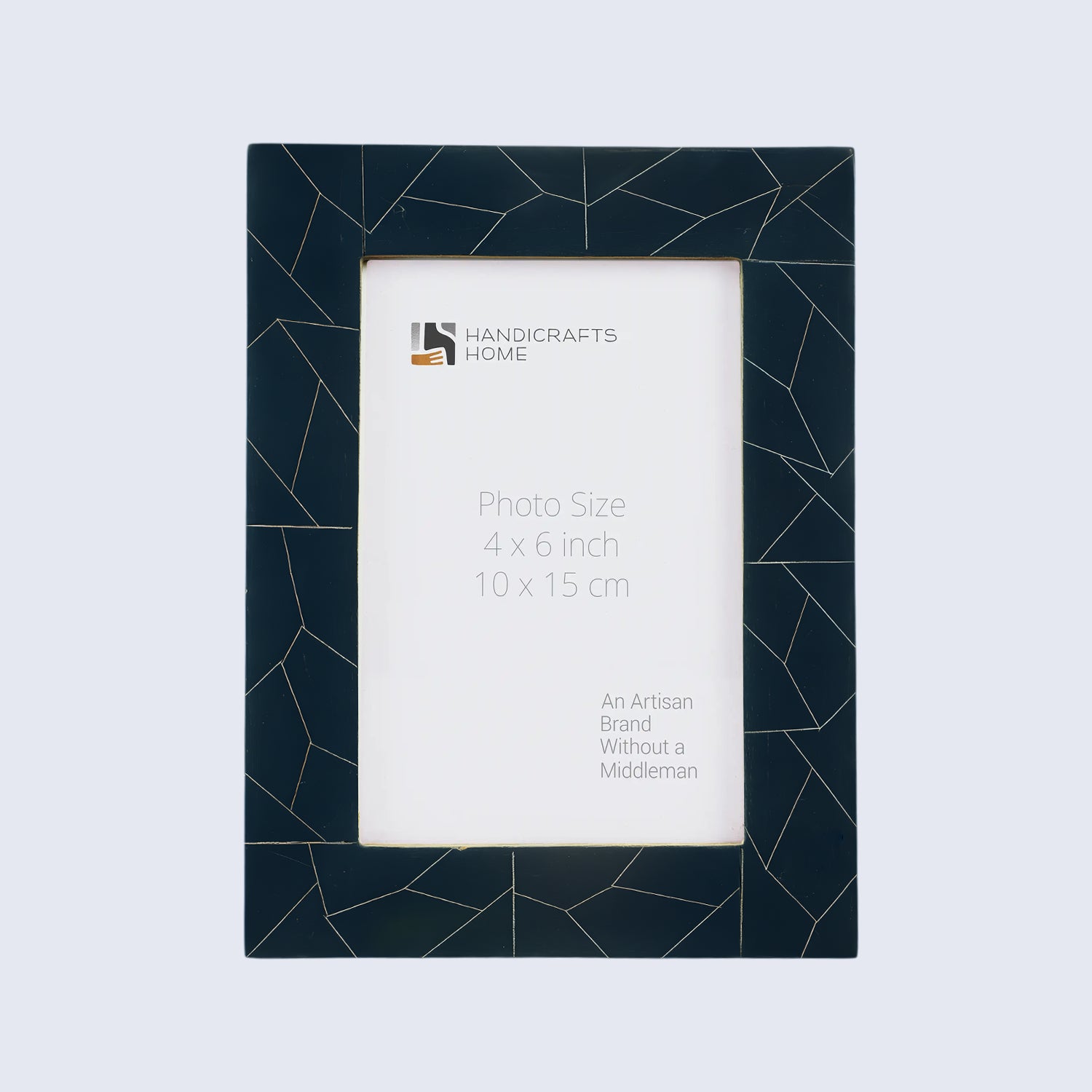 Bluzaic Midnight Blue Resin Inlay Picture Frame 4x6 & 5x7