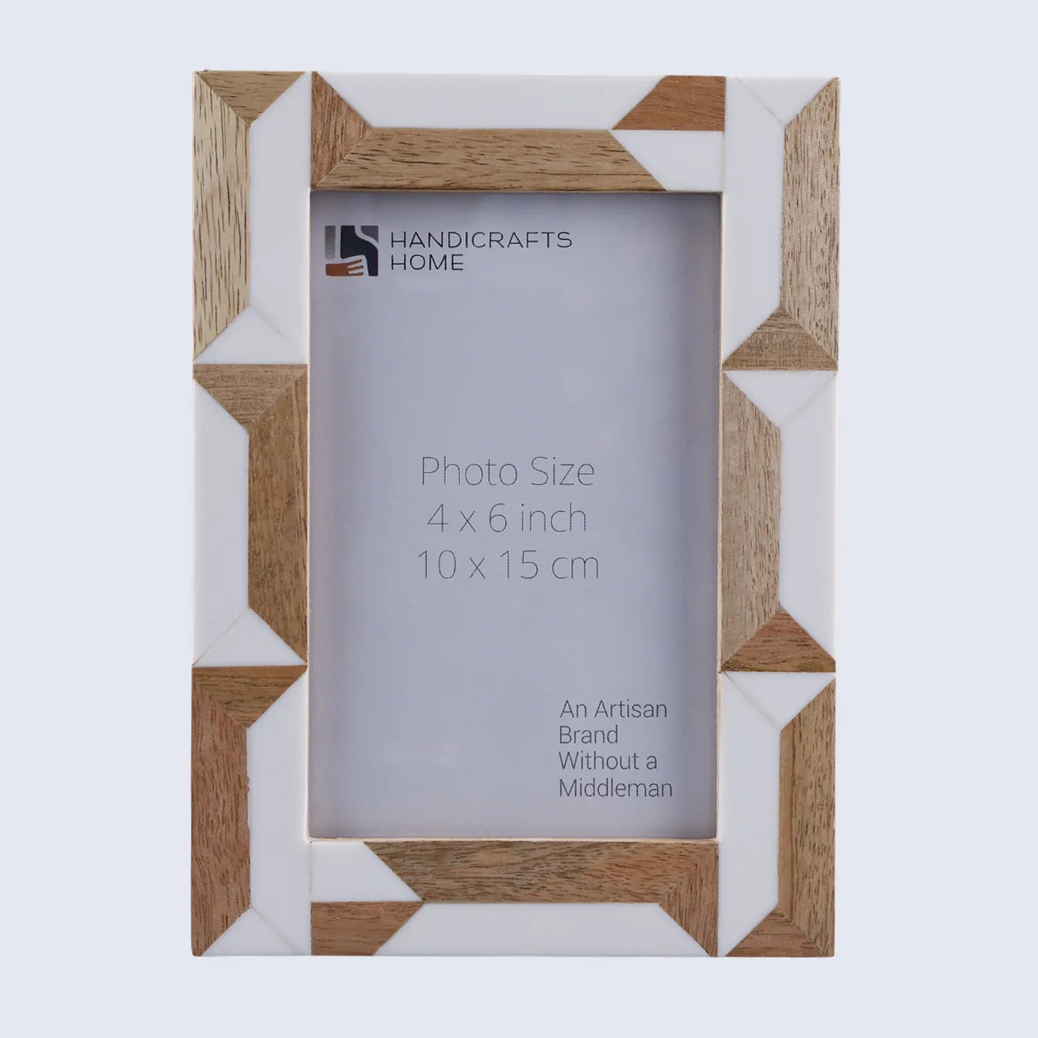 Woodline Pattern Resin & Wood Picture Frame in 4x6 & 5x7
