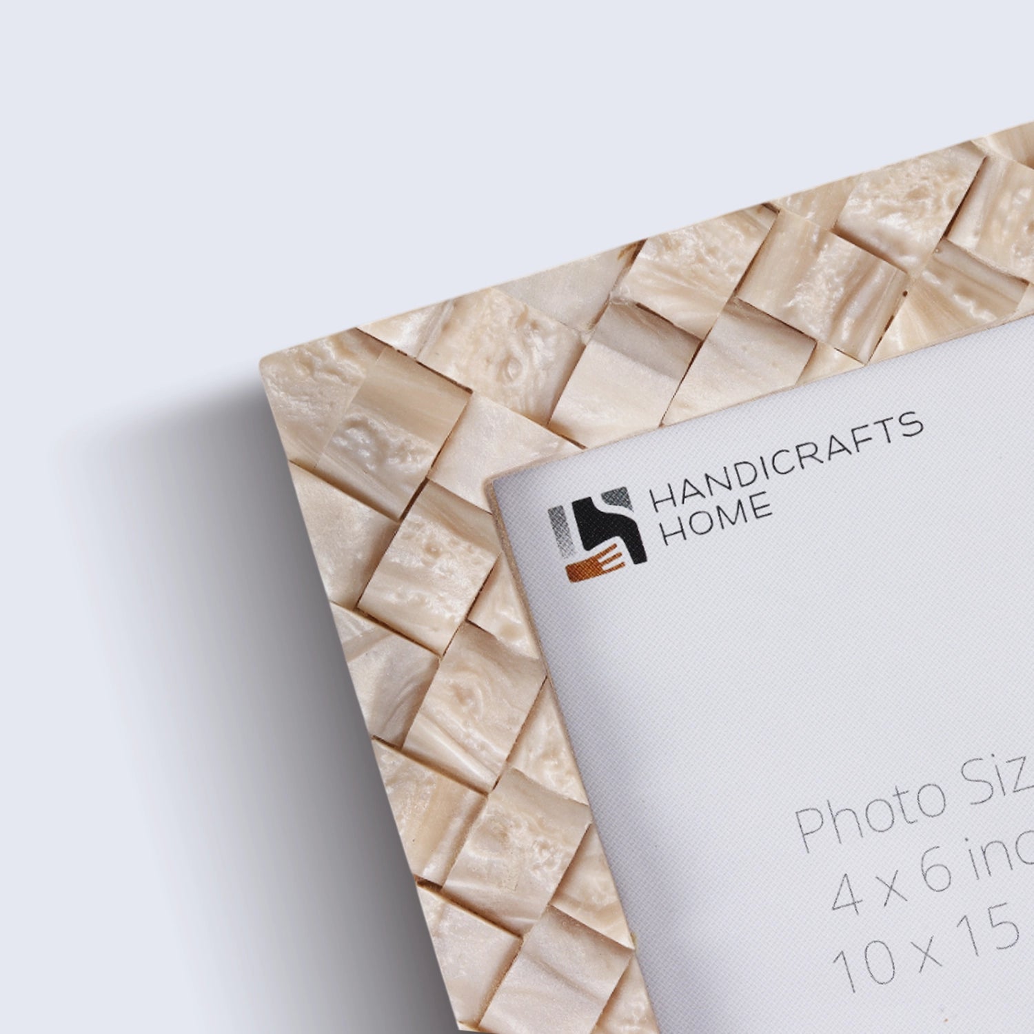 Handmade Braided pattern Resin Inlay Picture Frame- 4x6 & 5x7 Inches