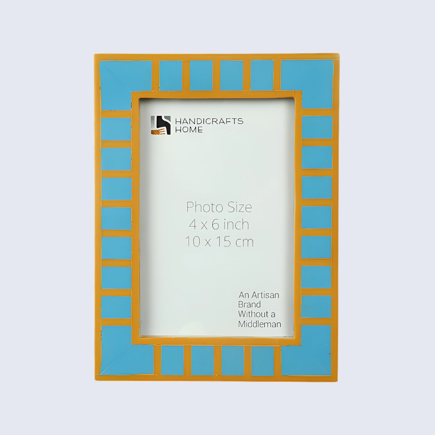 Turquoise Square Resin Inlay Picture Frame 4x6 & 5x7