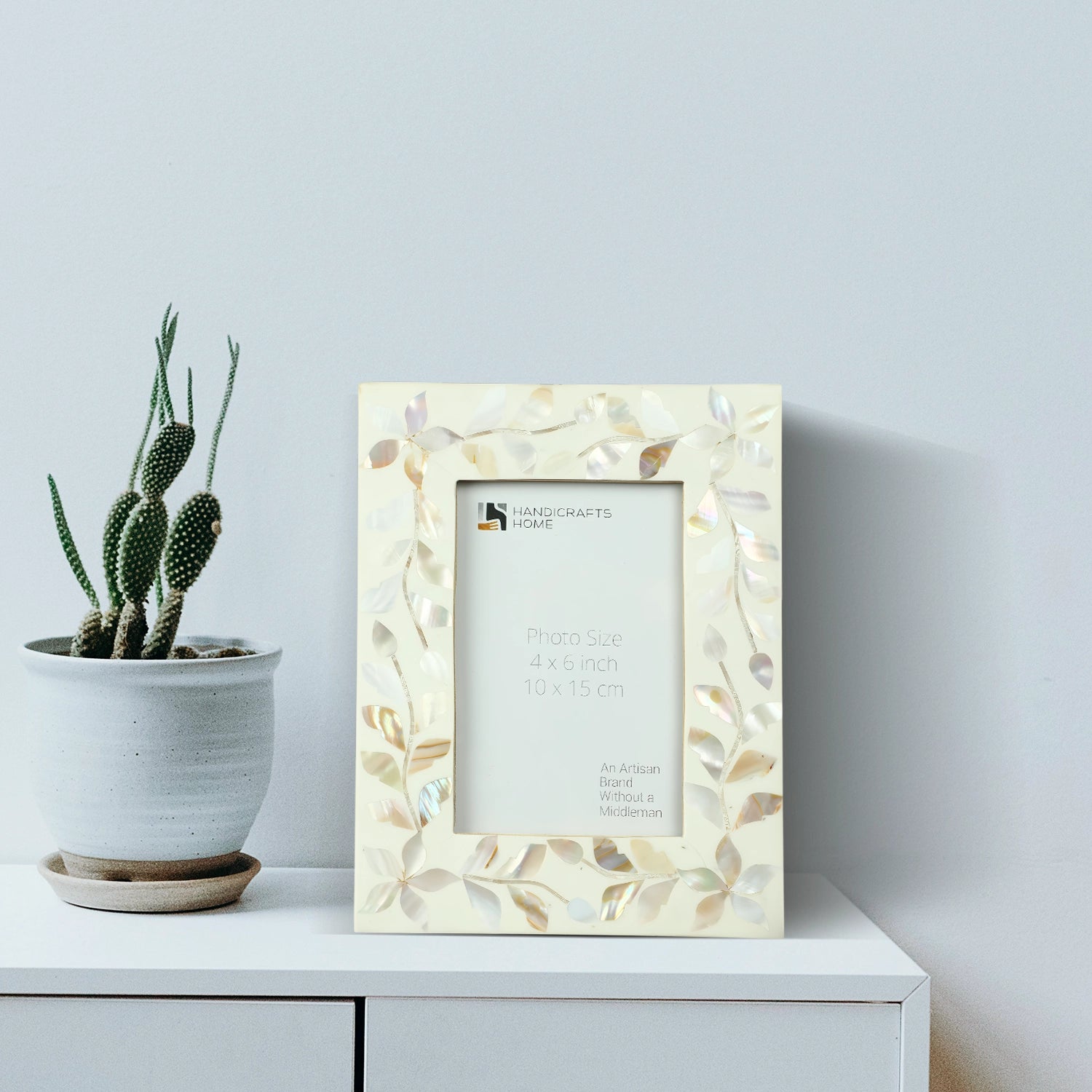 Alhambra Blanca Mother of Pearl & Resin Inlay Picture Frame