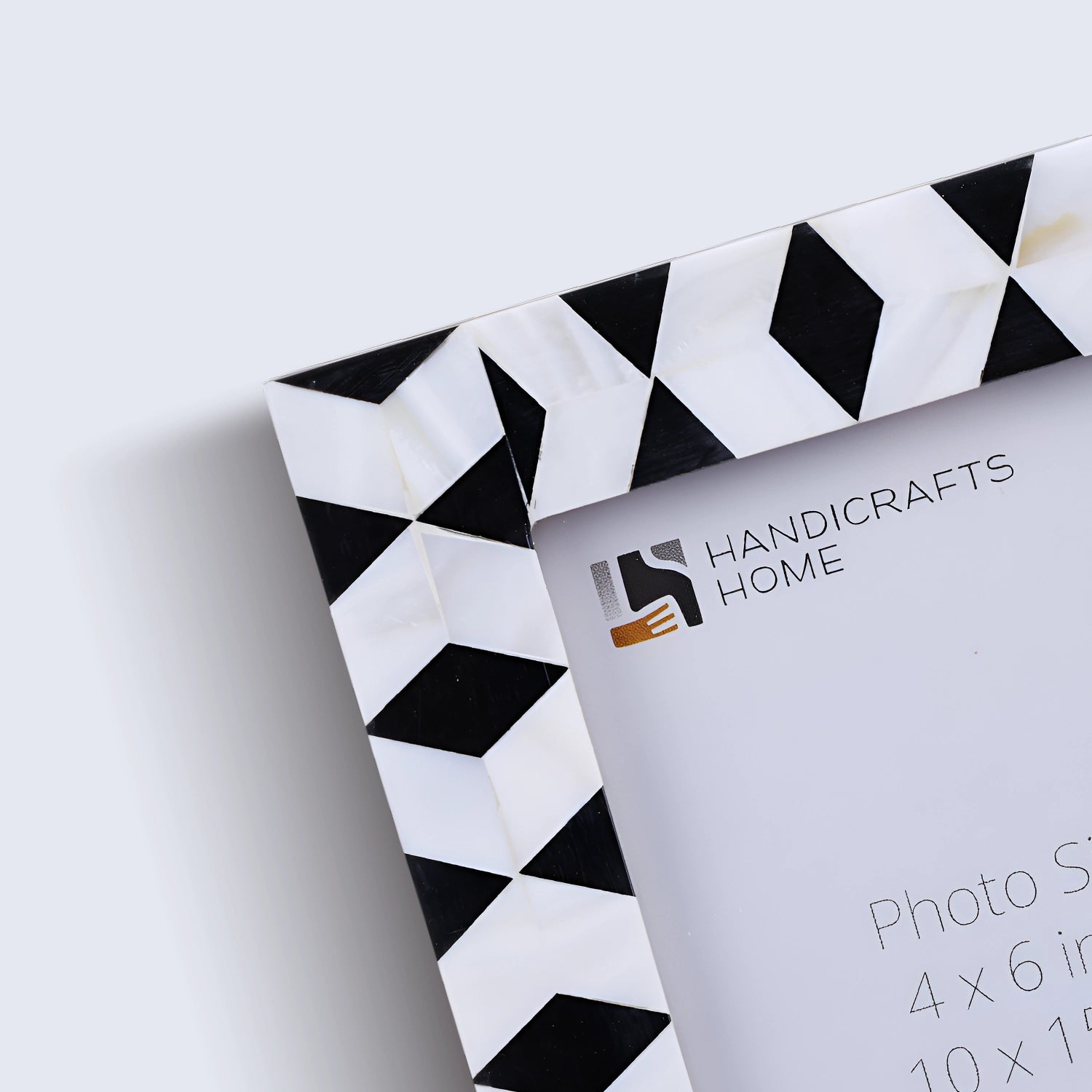 Artic Moss Mother of Pearl & Resin Inlay Picture Frame- 4x6 & 5x7