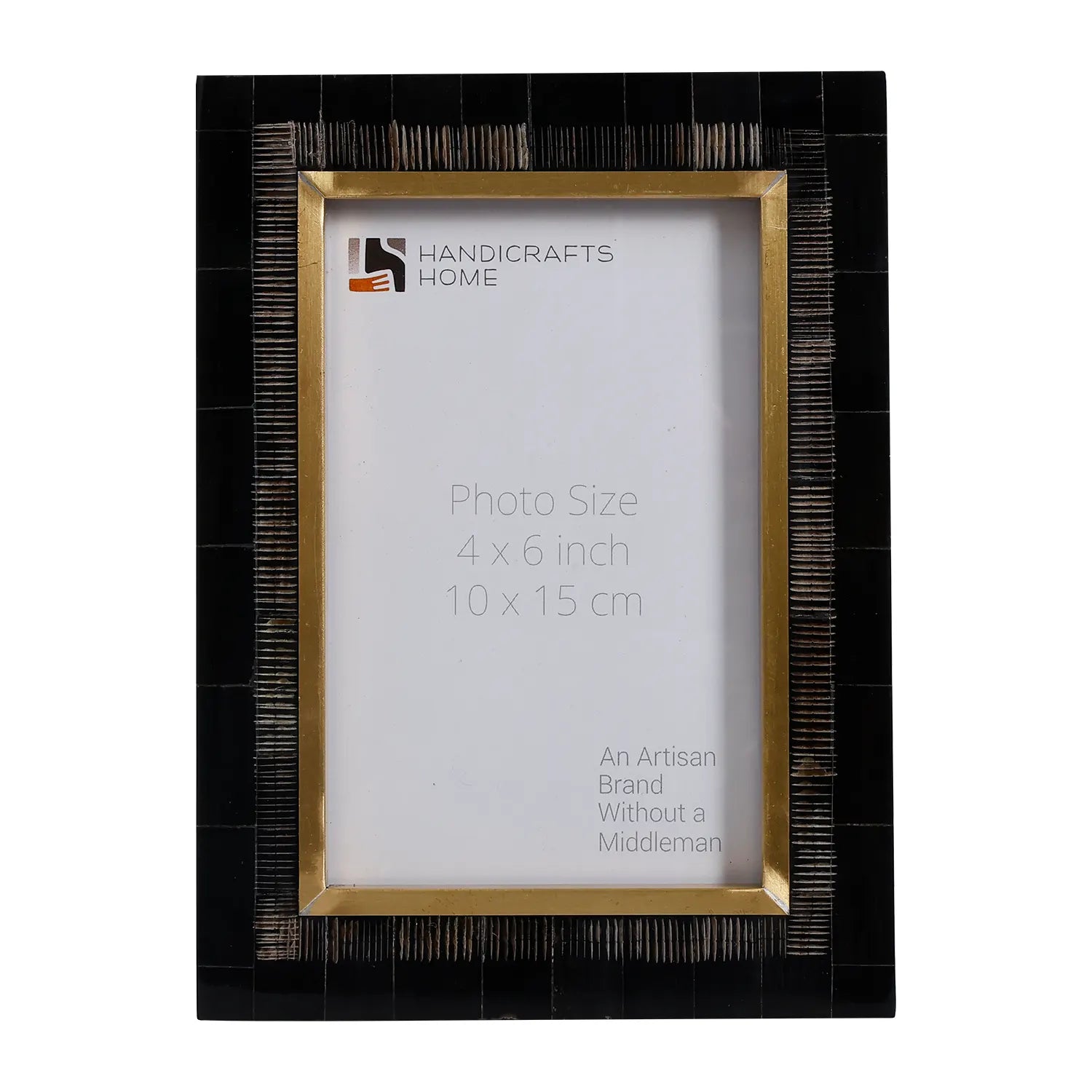 Horn & Brass Inlay Picture Photo Frame size 4x6 & 5x7