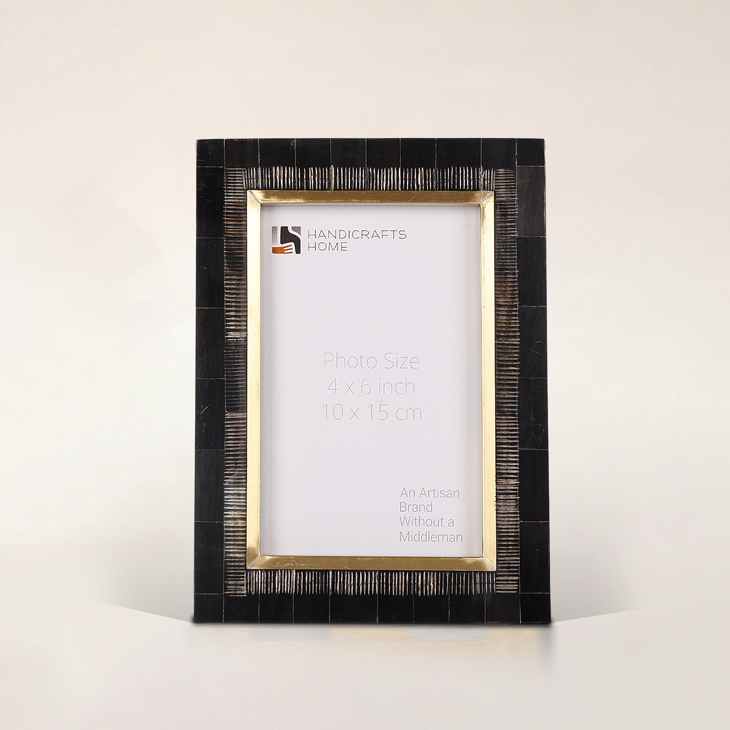 Horn & Brass Inlay Picture Photo Frame size 4x6 & 5x7