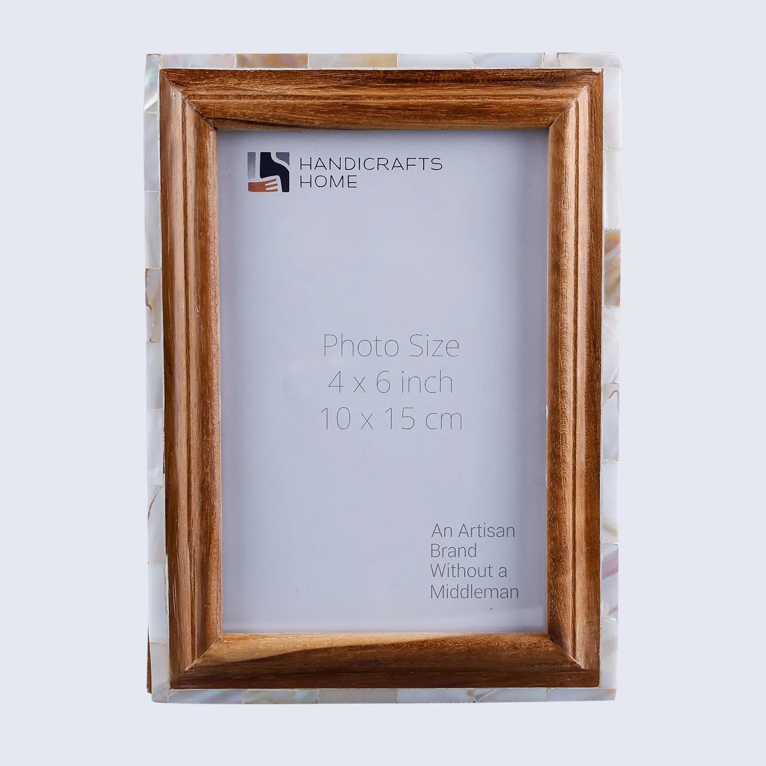 Handmade Mother of Pearl & Wood Inlay Picture Frames