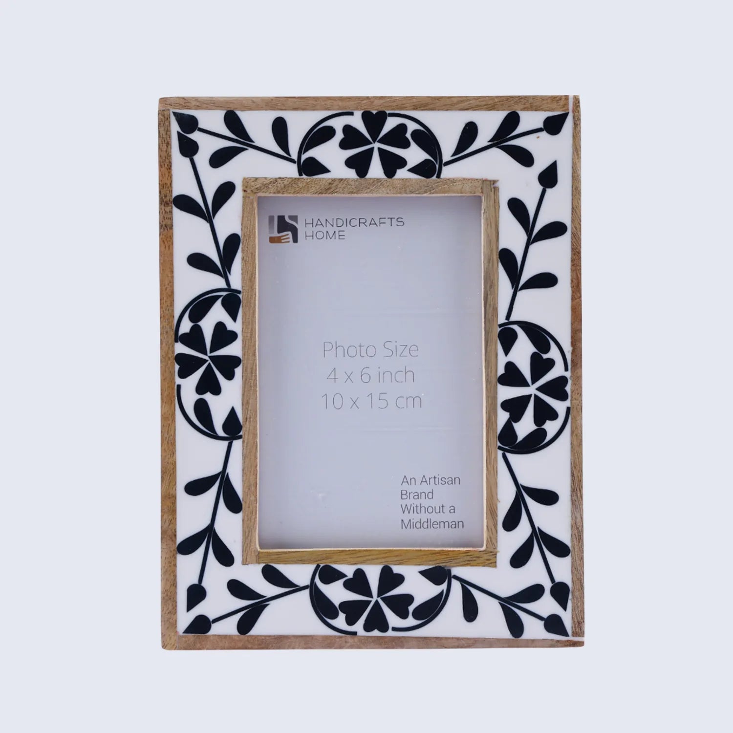 Picture Photo Frame Alhambra Collection Resin Inlay & Wood, 4x6, 5x7