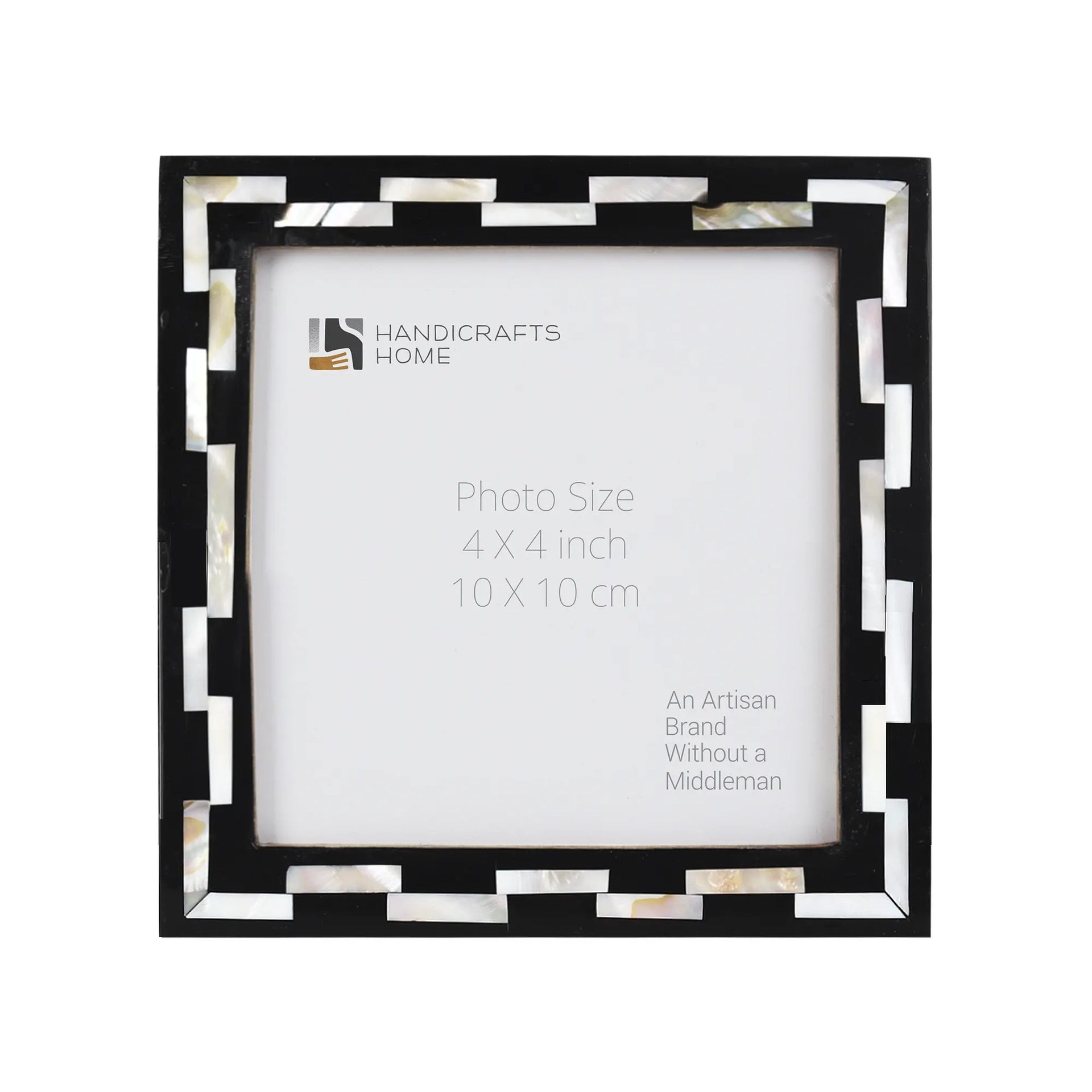 Baby Picture Frames Pearlescent Tiptoe Pattern Mother of Pearl & Resin Collection in 4x4, Make to Order