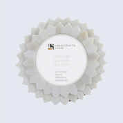 Round Baby Picture Frames Palace Radiance Pattern Bone Inlay Collection