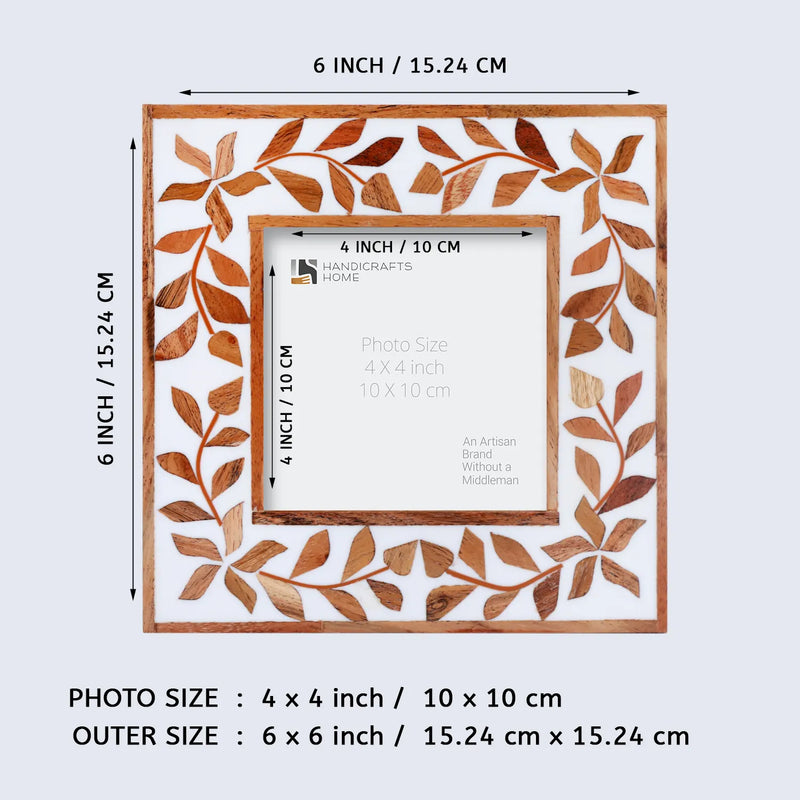 Size Chart for Baby Picture Frames Alhambra Nido Pattern Resin Inlay Collection