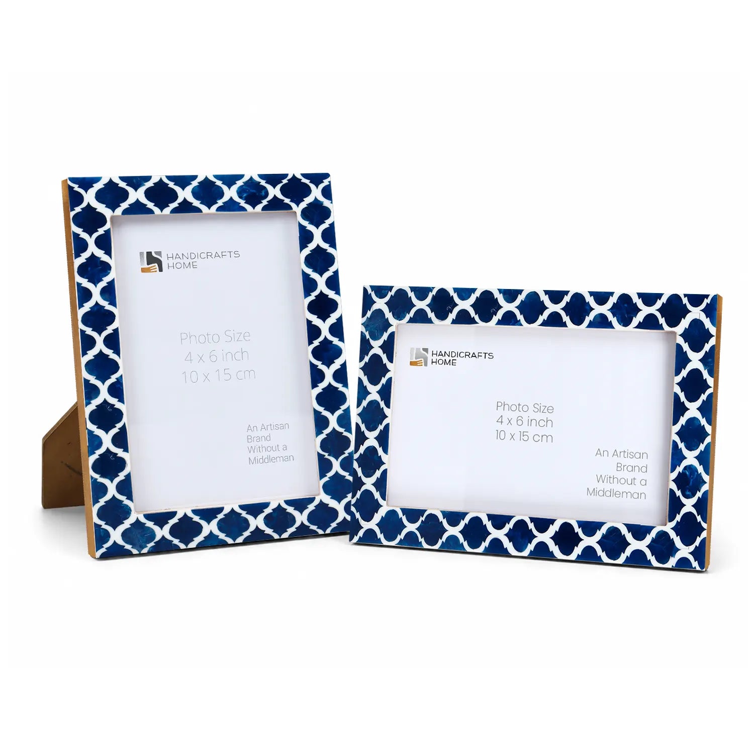 Casablanca Medianoche Resin Inlay Picture Frame Set 2