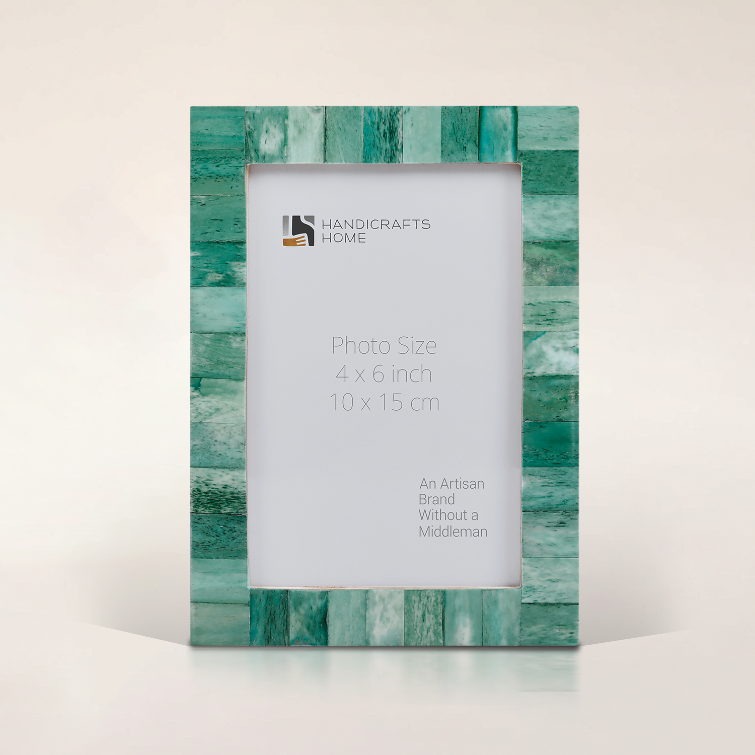 Green Picture Frames | Classic Bone Inlay | 4x6 5x7 8x10