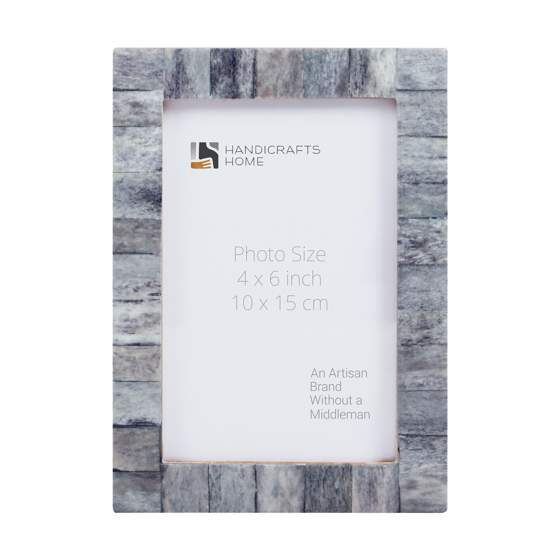 Grey Picture Frames | Classic Bone Inlay | 4x6 5x7 8x10