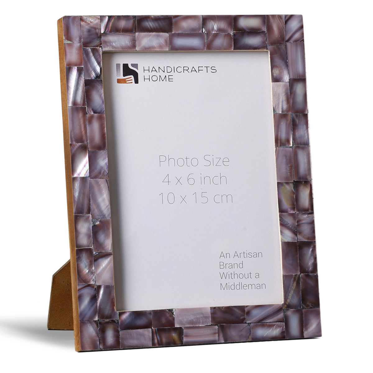 Mother of Pearl Inlay Picture Frame Purple 4x6 5x7 8x10