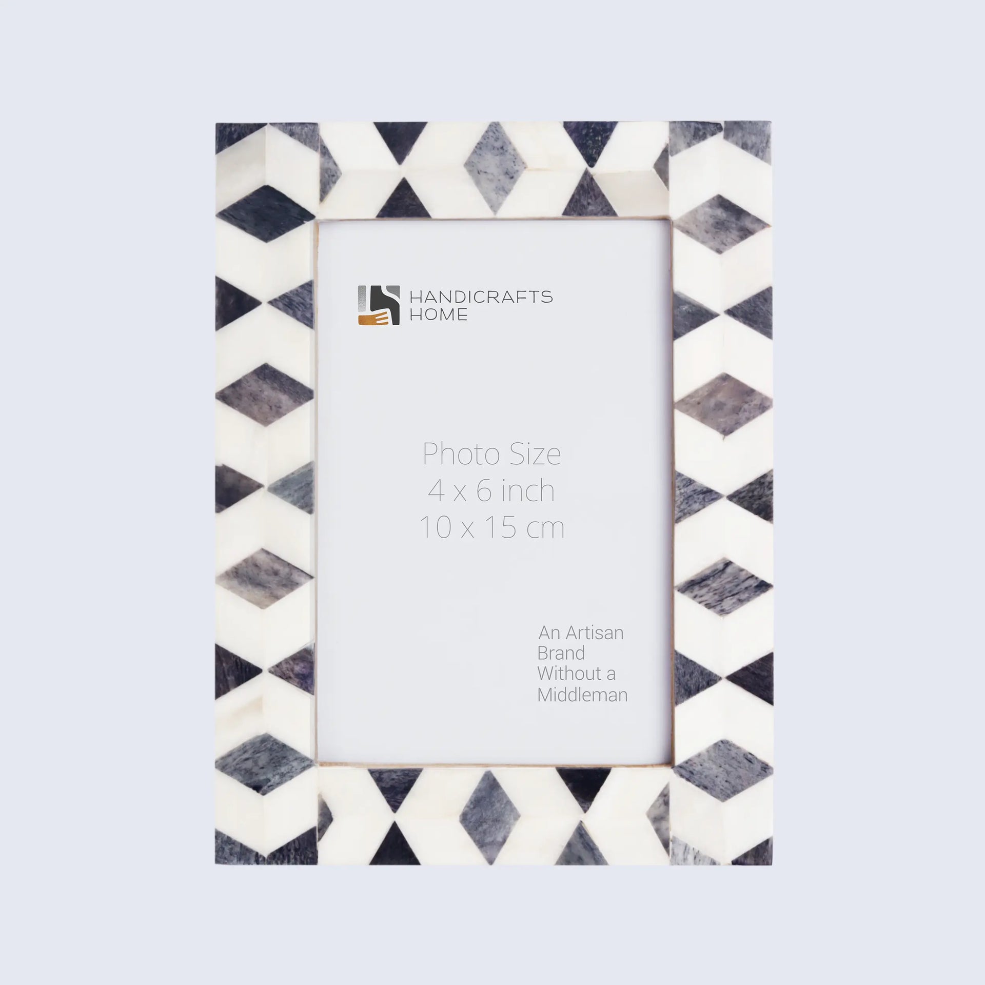 Arctic Moss collection White & Grey Picture Frame - 4x6, 5x7, and 8x10