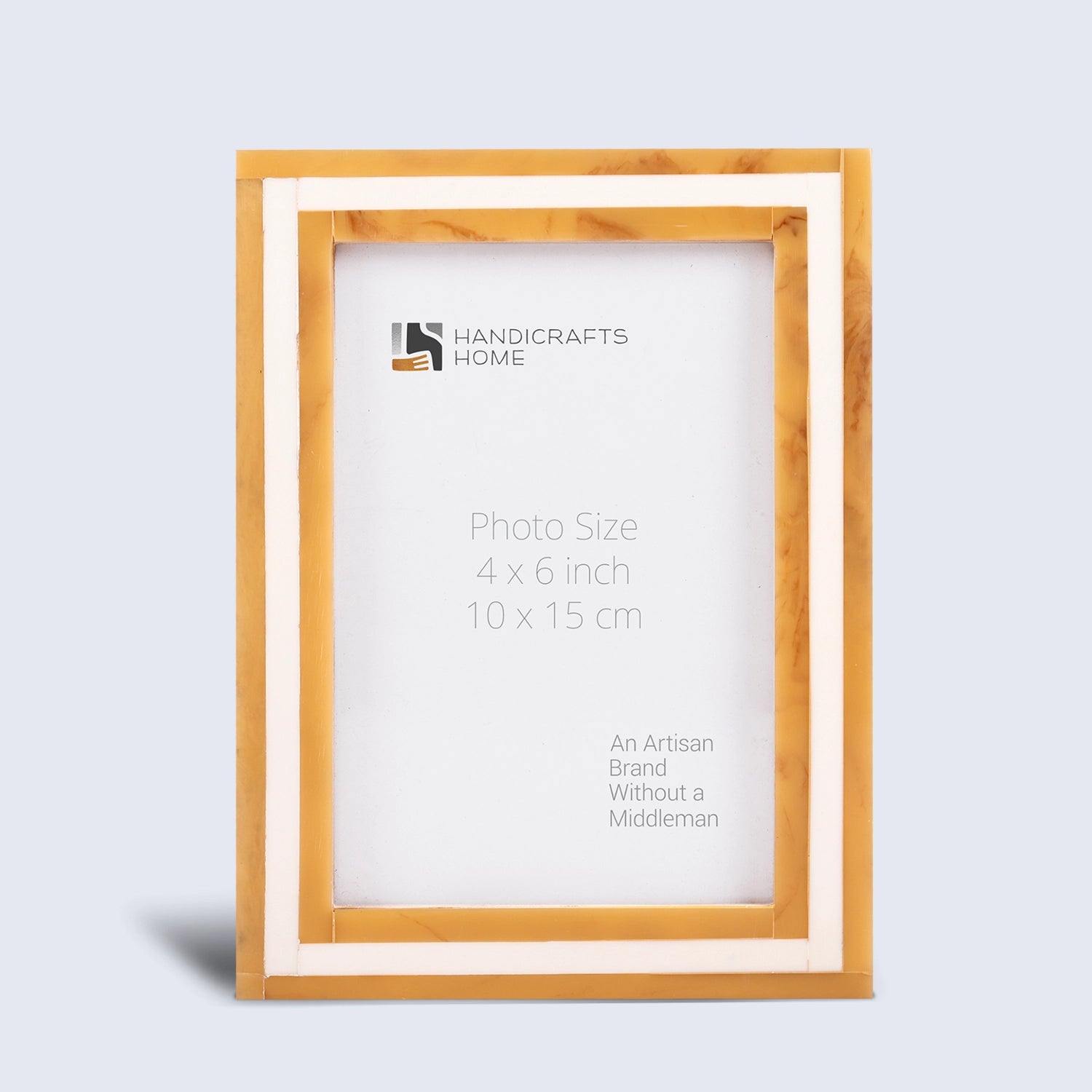 Picture Frames Avant Amber Pattern Resin Inlay Collection in 3 Sizes