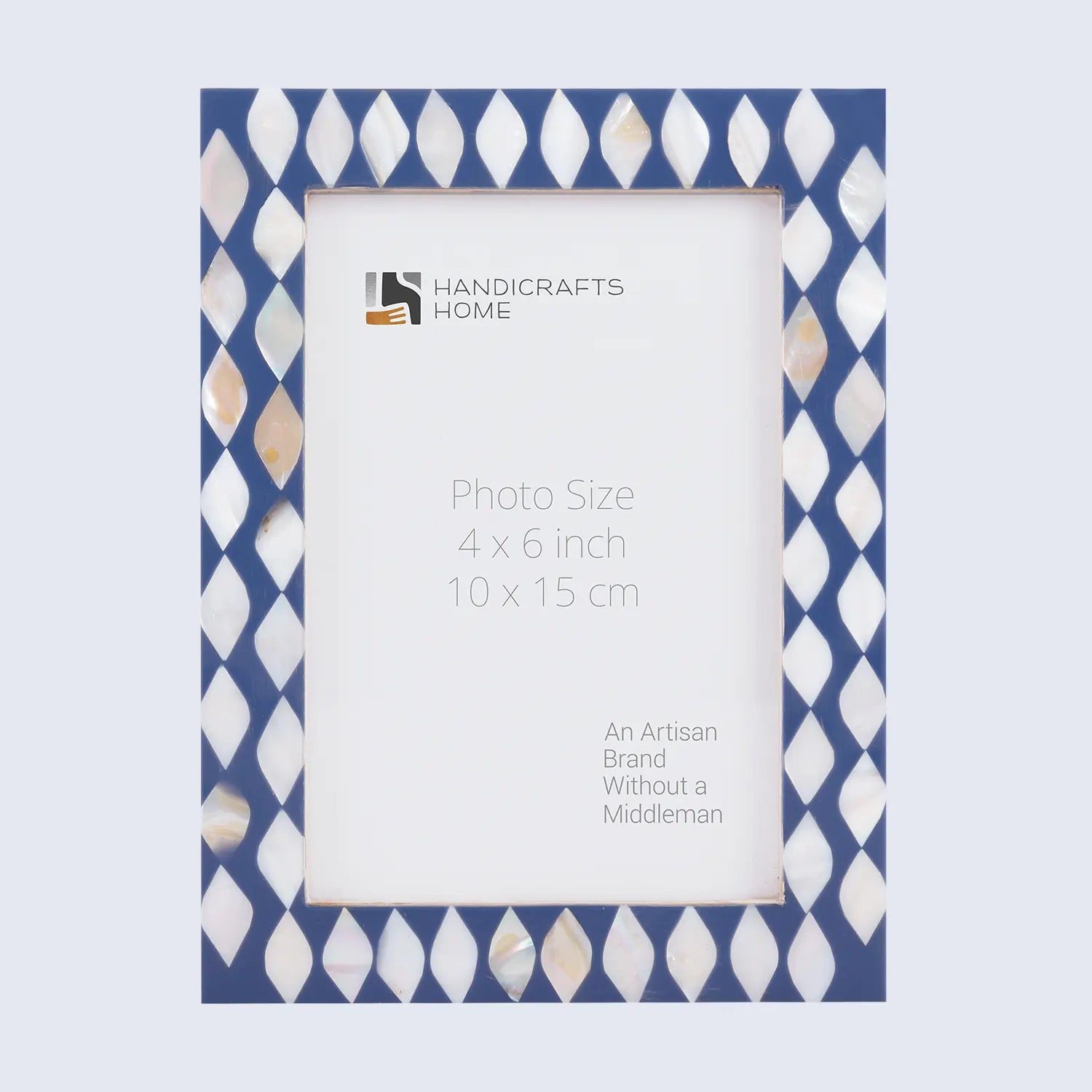 Picture Frames Avant Drops Pattern Mother of Pearl & Resin Collection in 3 Sizes
