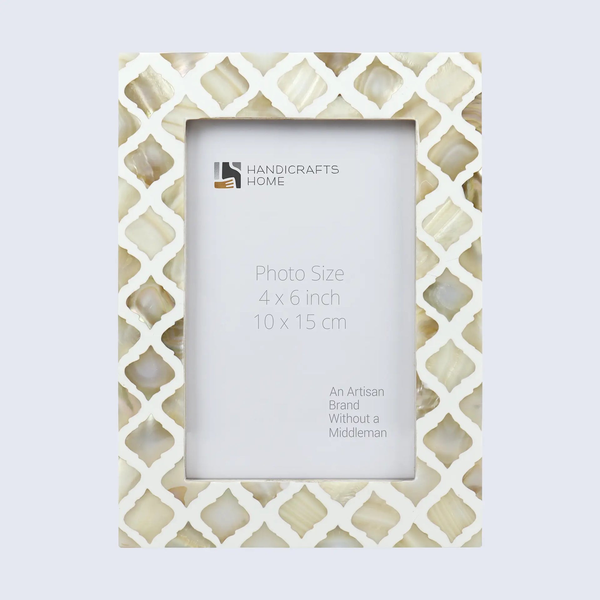 Picture Frames Moor Earth Mother of Pearl & Resin Collection in 3 Sizes