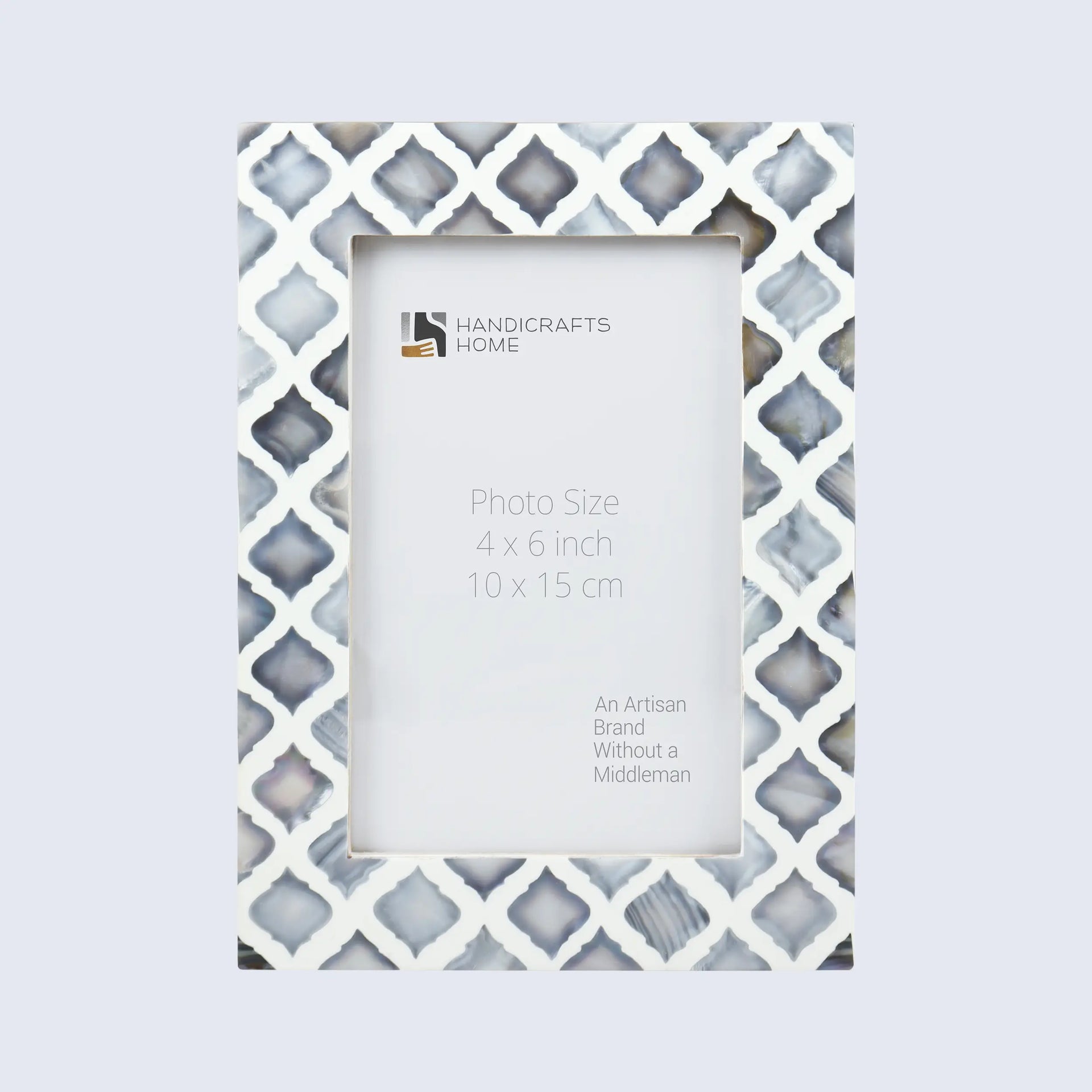 Picture Frames Moor Sky Pattern Mother of Pearl & Resin Collection in 3 Sizes