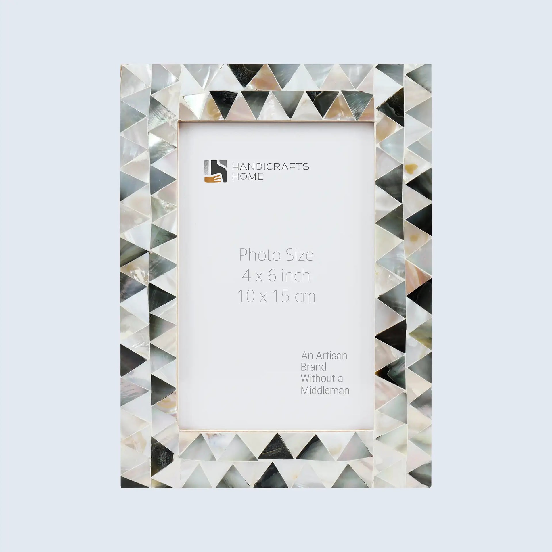 Picture Frames Pearlescent Abyss Pattern Mother of Pearl Collection in 3 Sizes