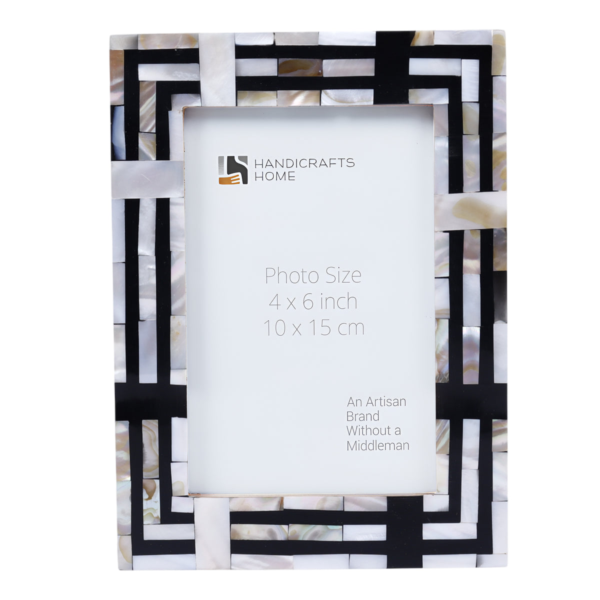 Pearlescent Picture Frames | Black & Shell | 4x6 5x7 8x10
