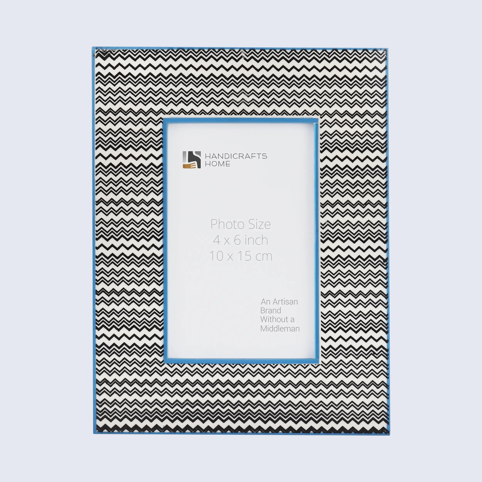 Picture Frames Rhythm Waves Pattern Resin Inlay Collection in 3 Sizes