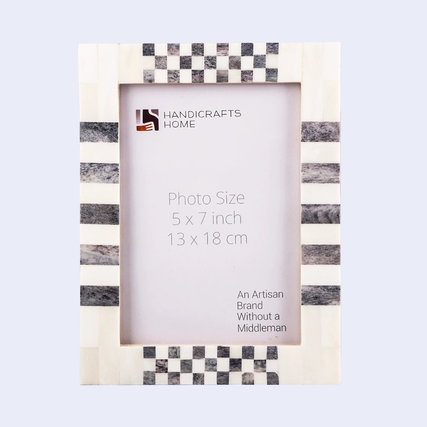 CheckStripe Collection Photo Picture Frame - 4x6 & 5x7