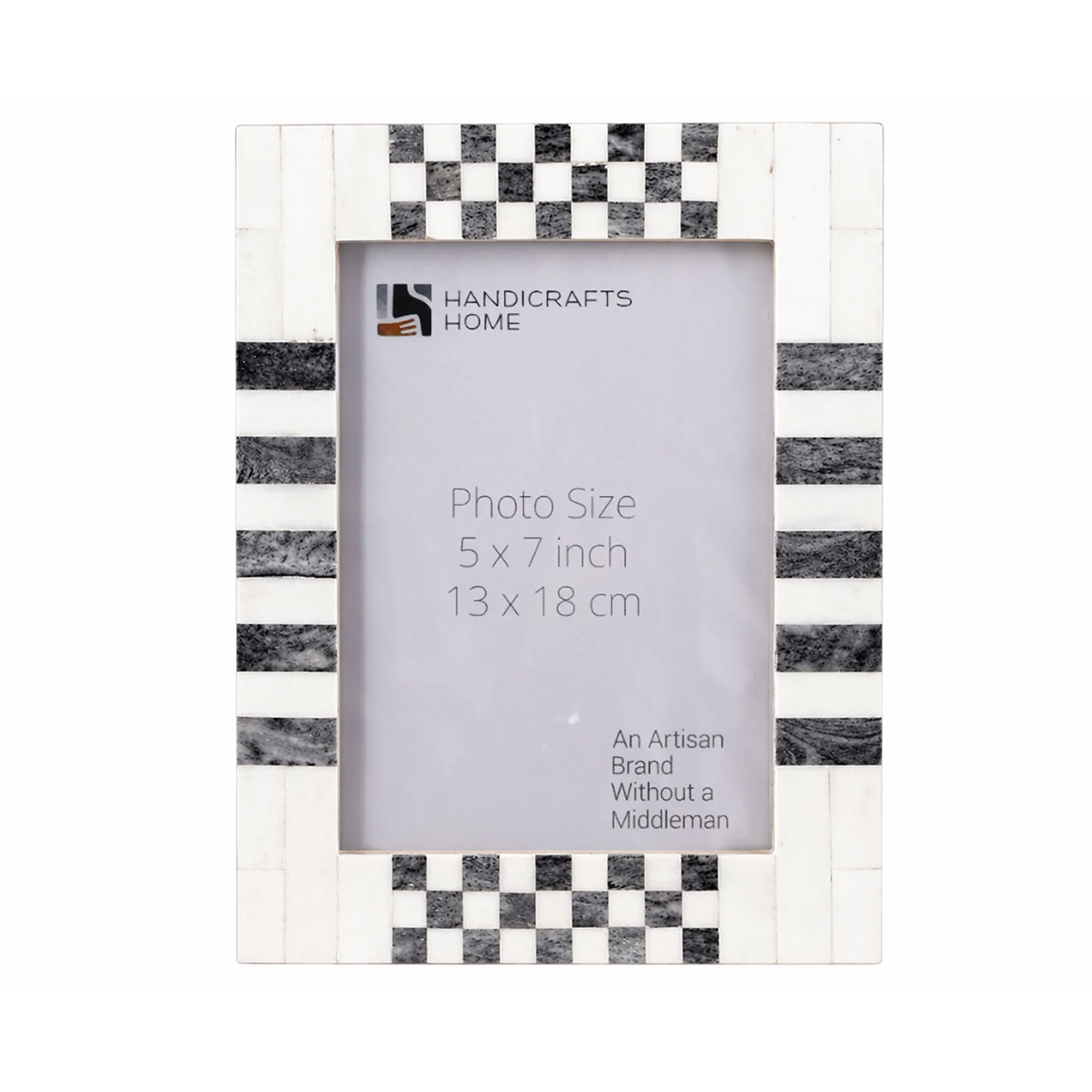 Picture Frame 5x7 Grey White Bone Inlay Photo Frames 4x6