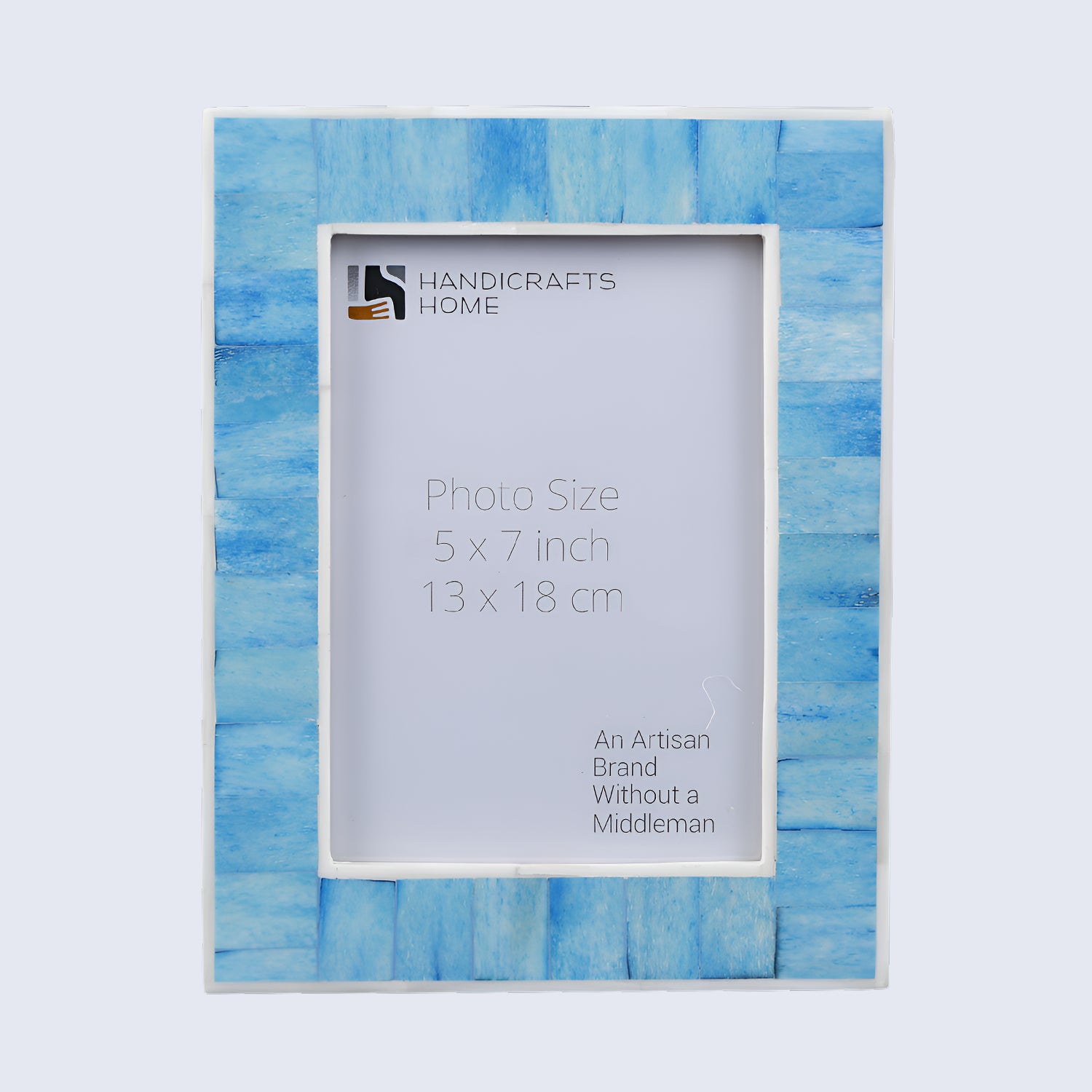 Mosaic Bone Inlay Picture Frame Turquoise - in 4x6 & 5x7