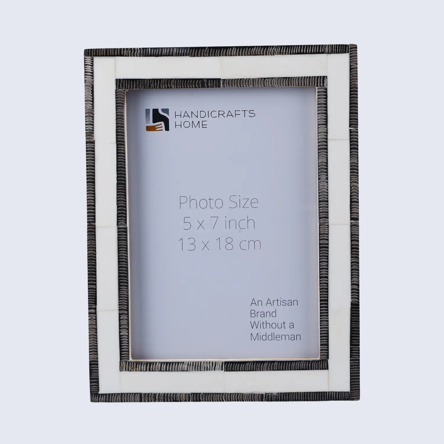 Shagrin Pattern Bone & Horn Inlay Decorative Picture Frame- 4x6, 5x7