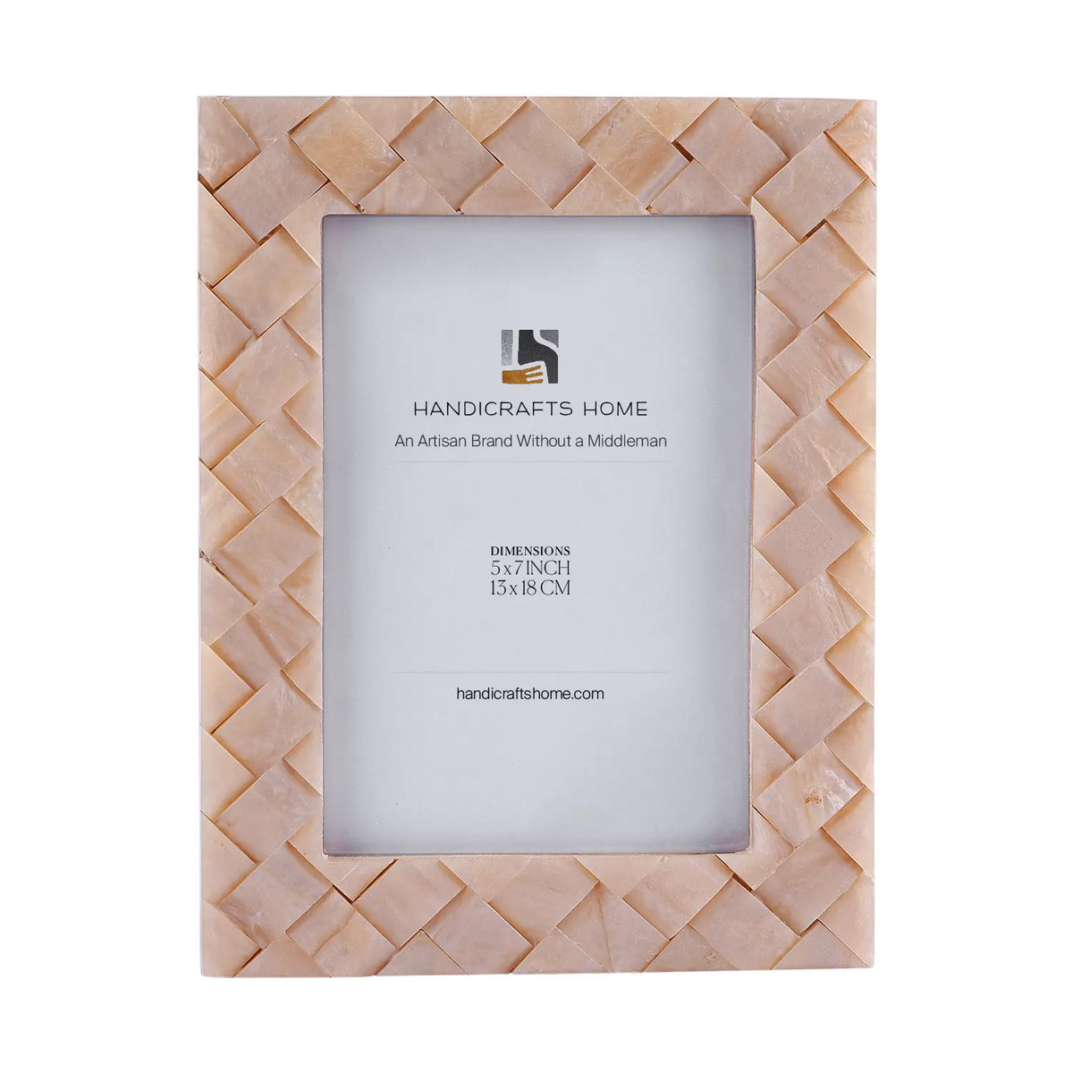 Handmade Braided pattern Resin Inlay Picture Frame- 4x6, 5x7, for tabletop or wall display
