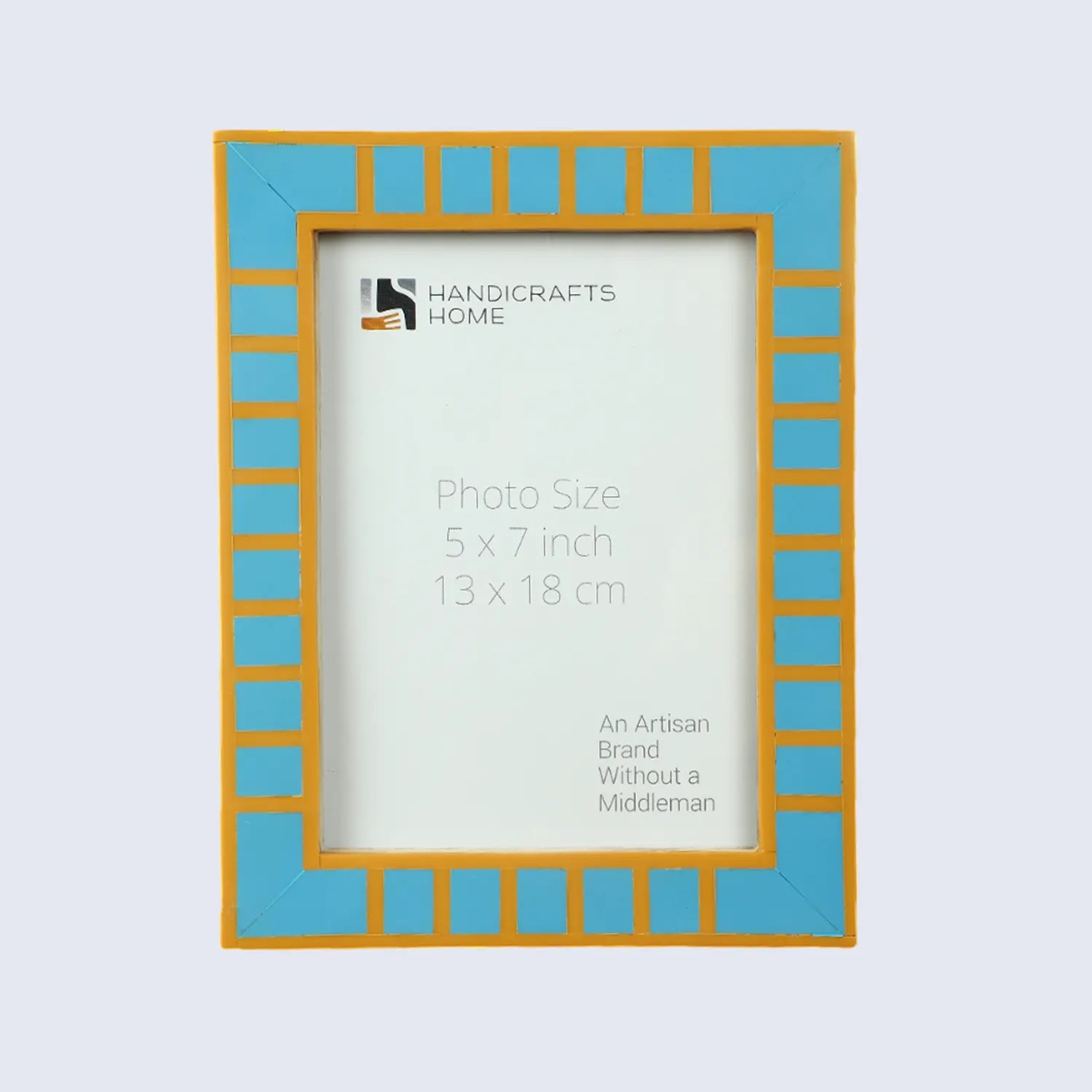 Turquoise Square Resin Inlay Picture Frame 4x6 & 5x7