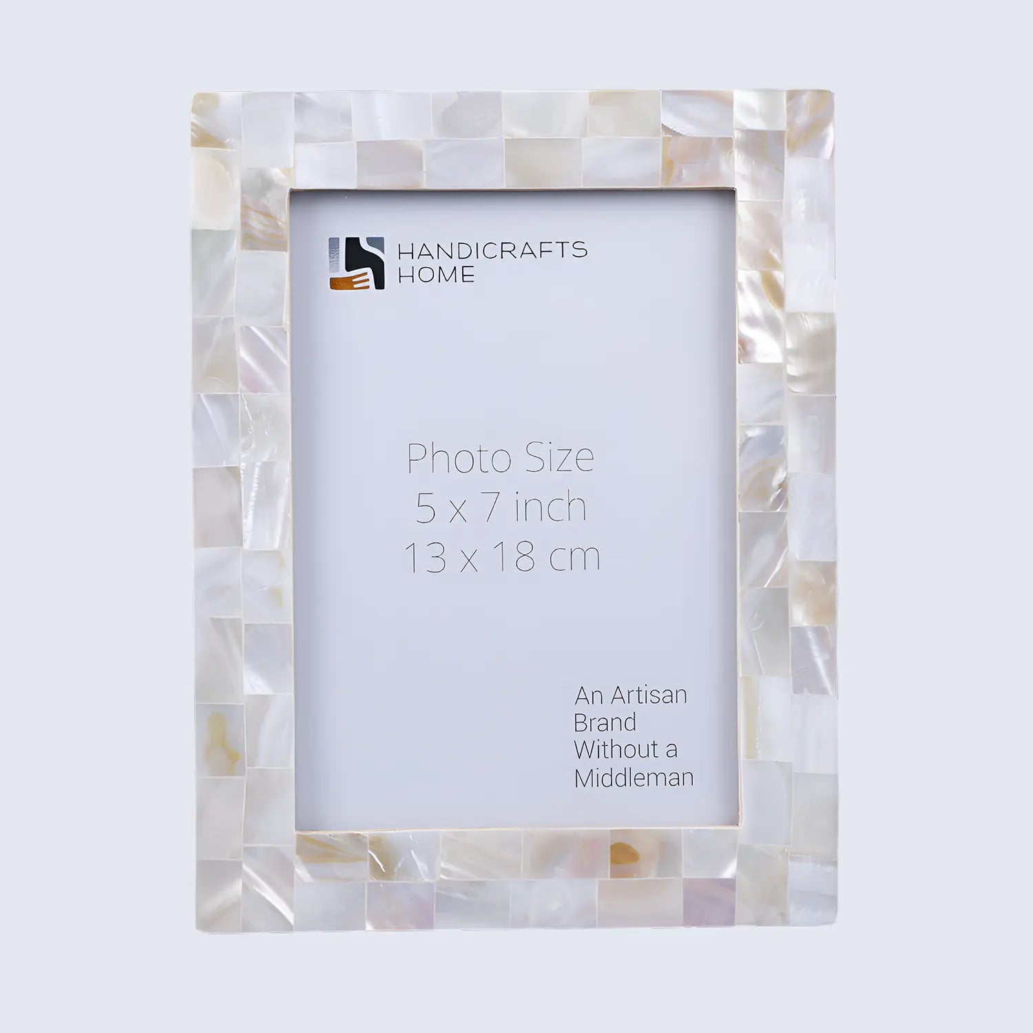 Classic Mother of Pearl Picture Frames - White, 4x6 & 5x7 Sizes