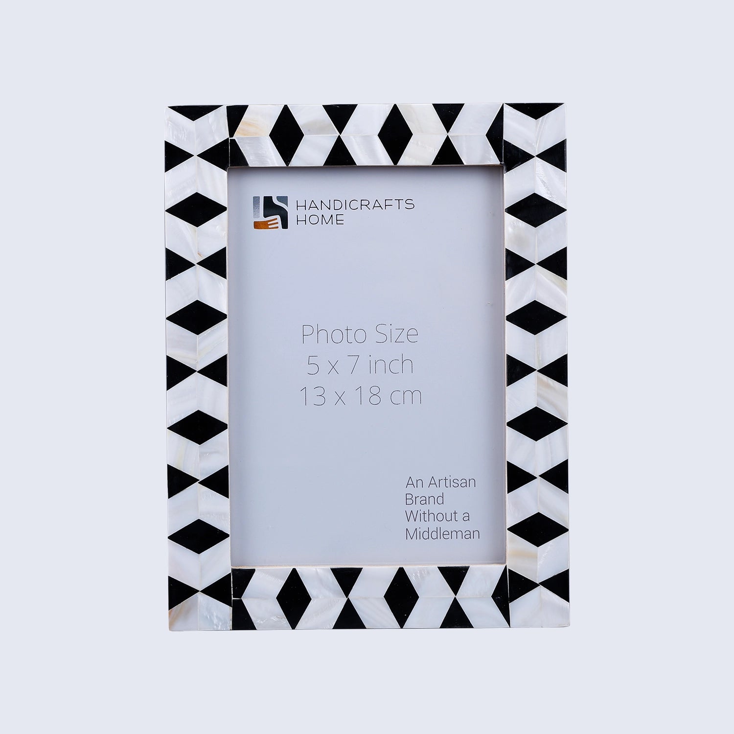 Artic Moss Mother of Pearl & Resin Inlay Picture Frame- 4x6 & 5x7