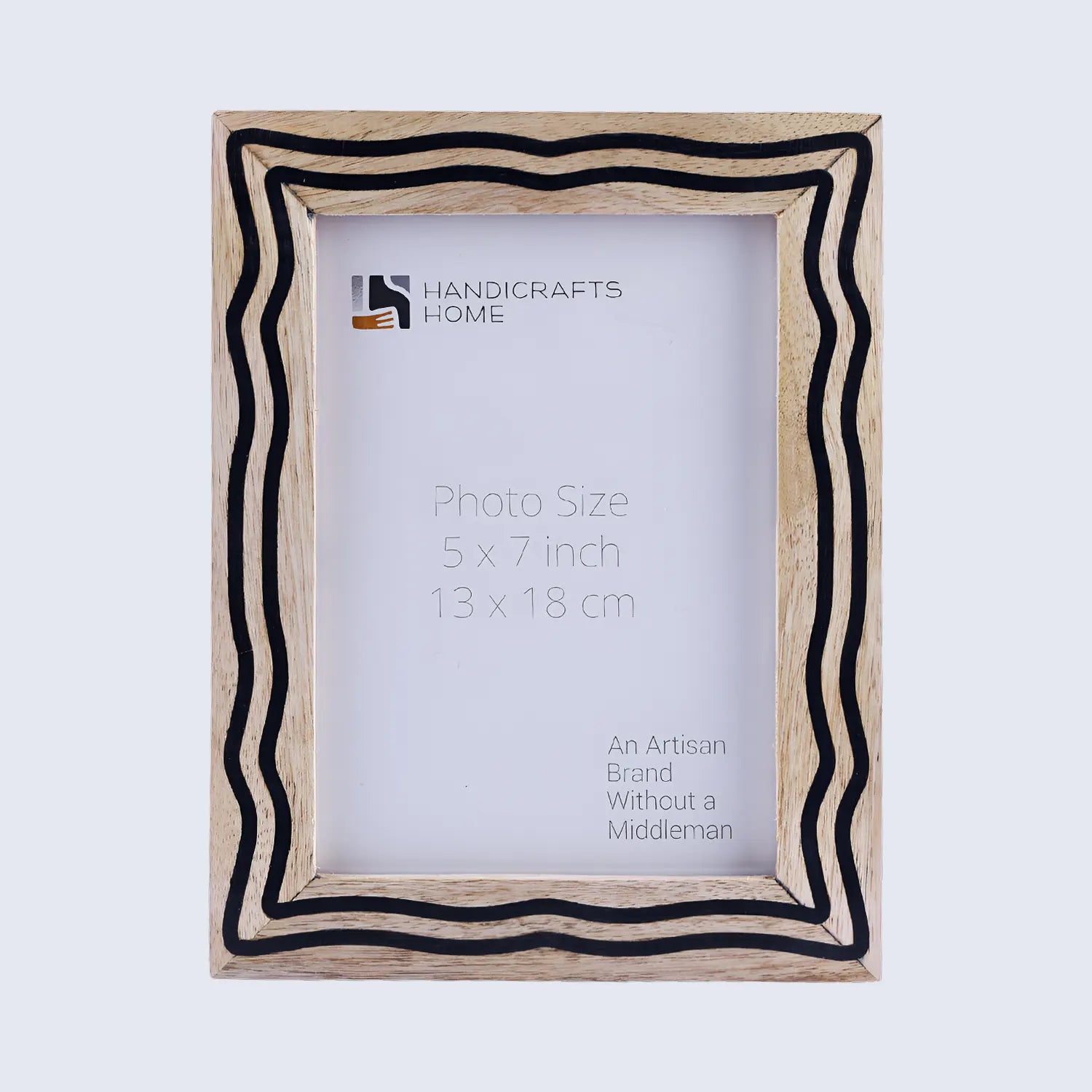 Flow Edge Handmade Wood & Resin Inlay Picture frame for Holiday Decor & Gifting - 4x6, 5x7