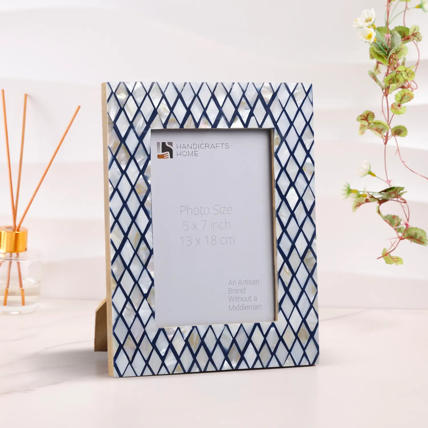 navy-pearl-mother-of-pearl-diamond-photo-frame-5x7