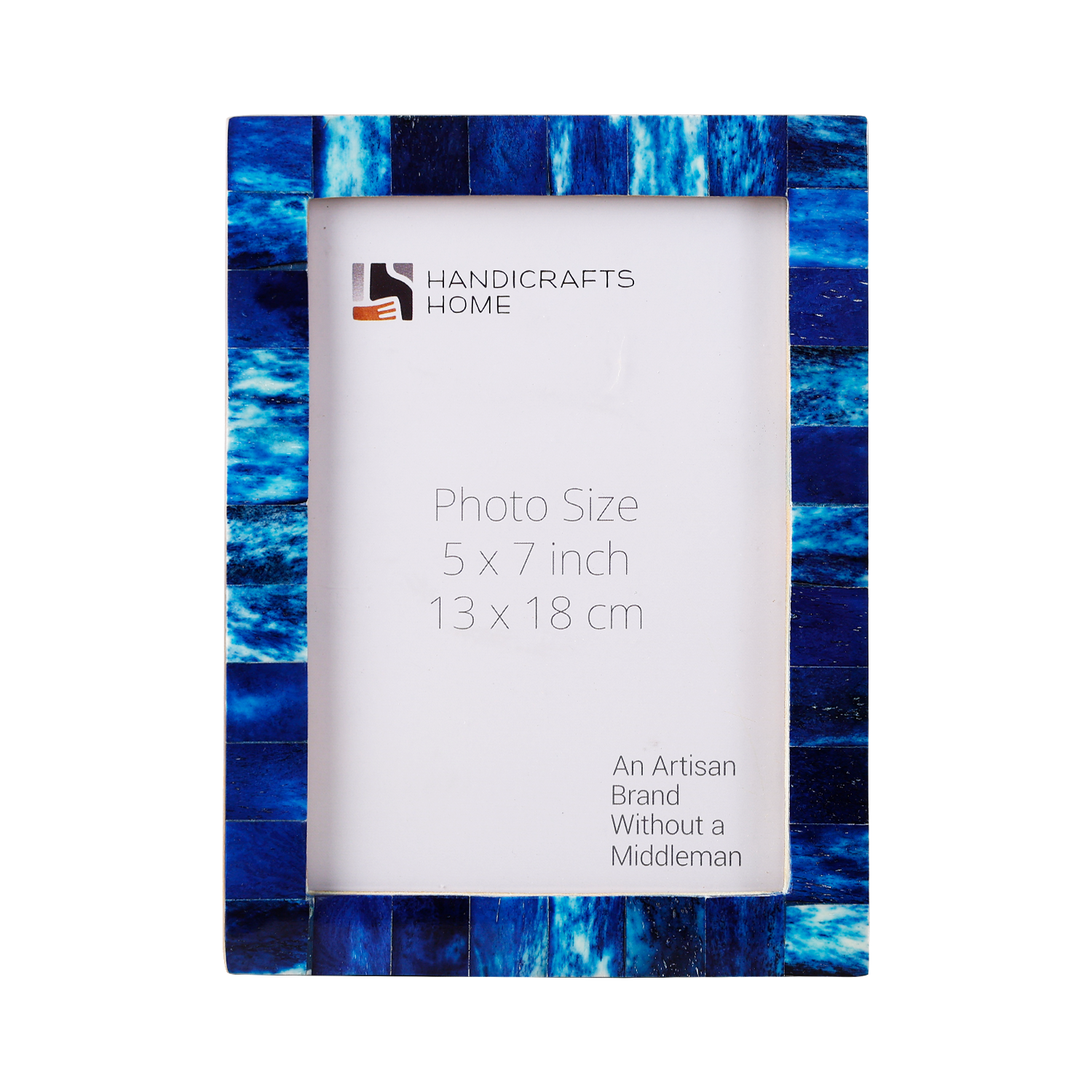 Blue Picture Frames | Classic Bone Inlay | 4x6 5x7 8x10