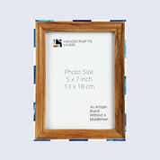 Picture Frames Fairground Carousel Pattern Bone Inlay Collection in 2 Sizes