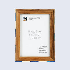 Picture Frames Fairground Carousel Pattern Bone Inlay Collection in 2 Sizes