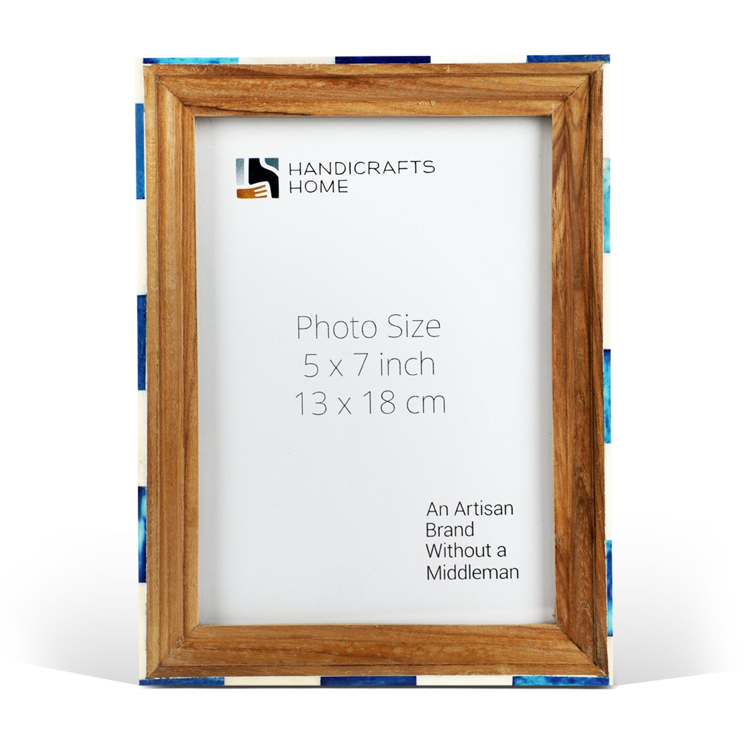 Picture Frame Handmade Fairground Carousel Bone Inlay Wood – 4x6 & 5x7"
