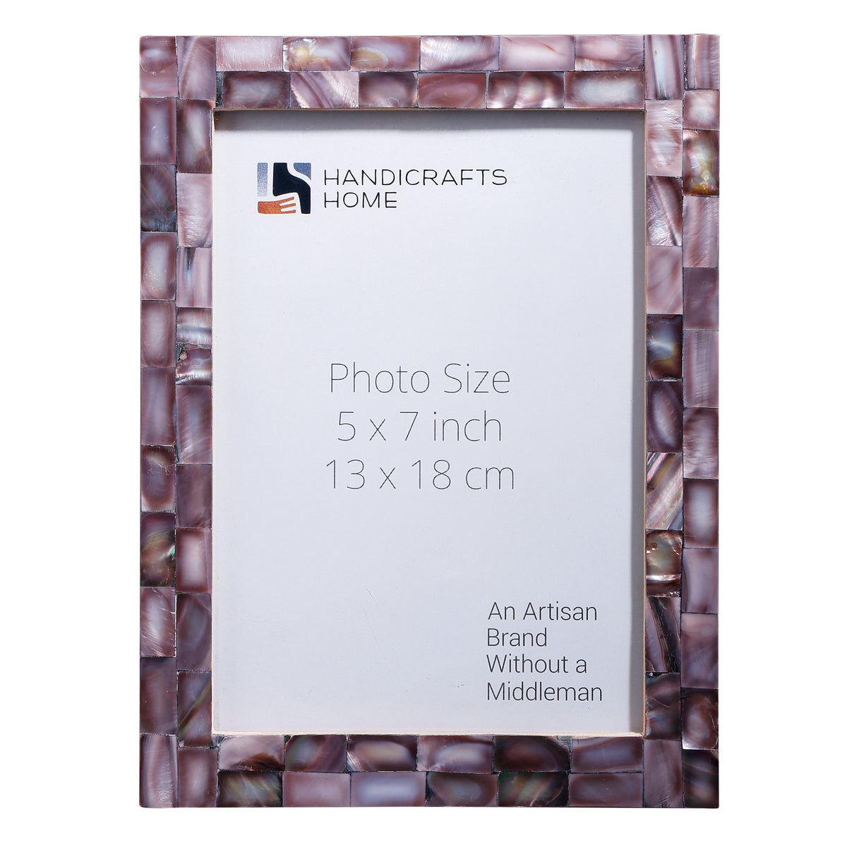 Mother of Pearl Inlay Picture Frame Purple 4x6 5x7 8x10