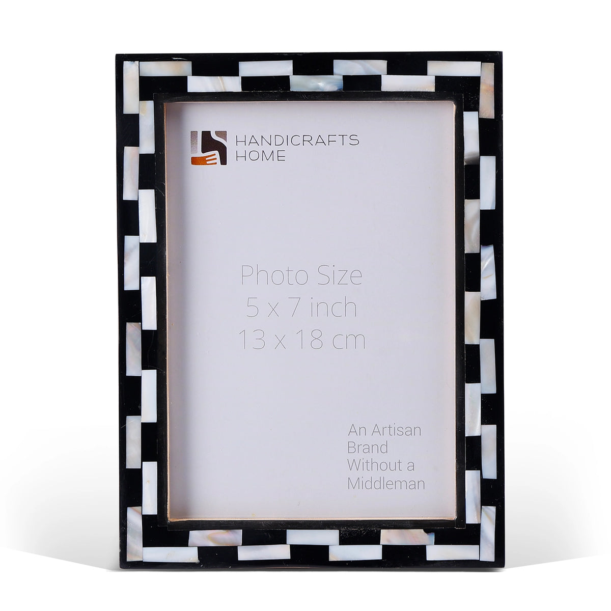 Picture Frames Pearlescent Tiptoe Collection Mother of Pearl & Resin Inlay, 3 Sizes