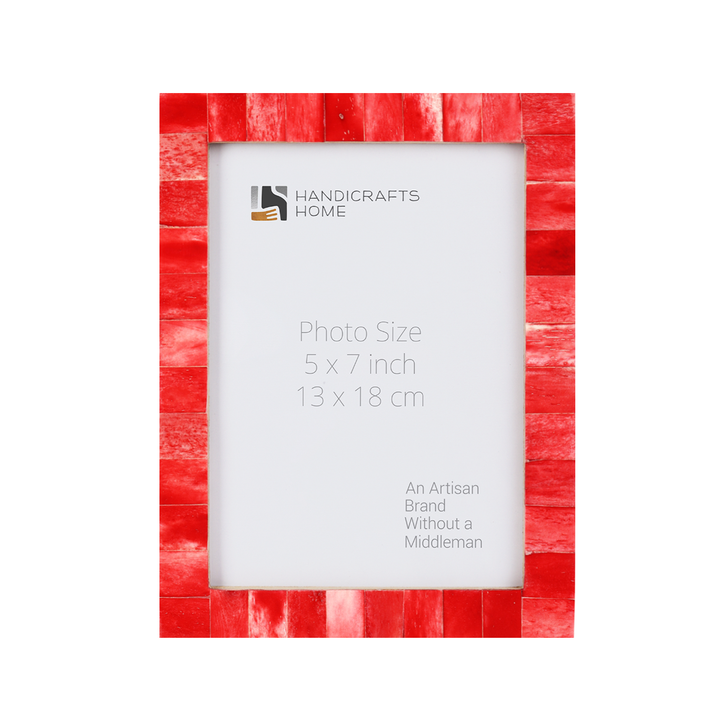 Red Picture Frames | Classic Bone Inlay | 4x6 5x7 8x10