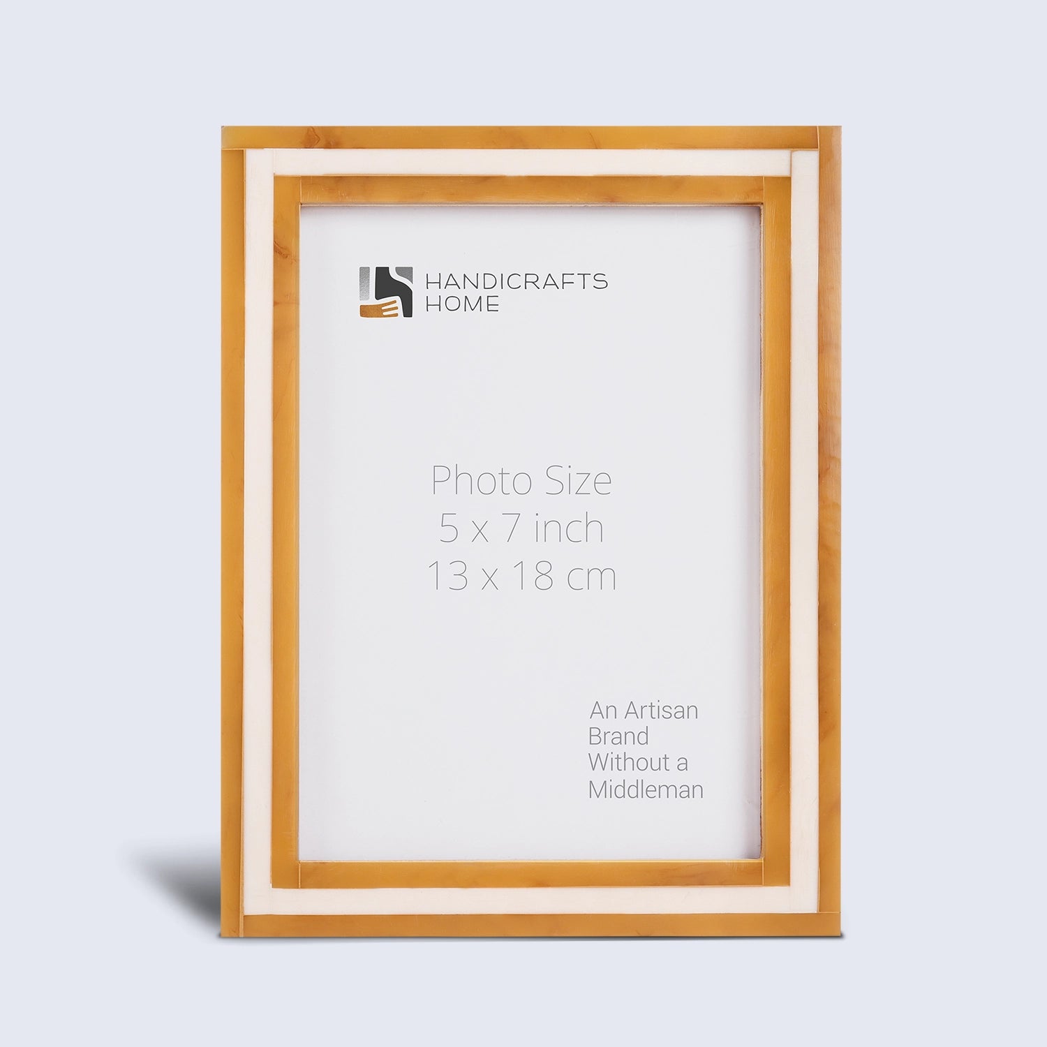 Picture Frames Avant Amber Pattern Resin Inlay Collection in 3 Sizes