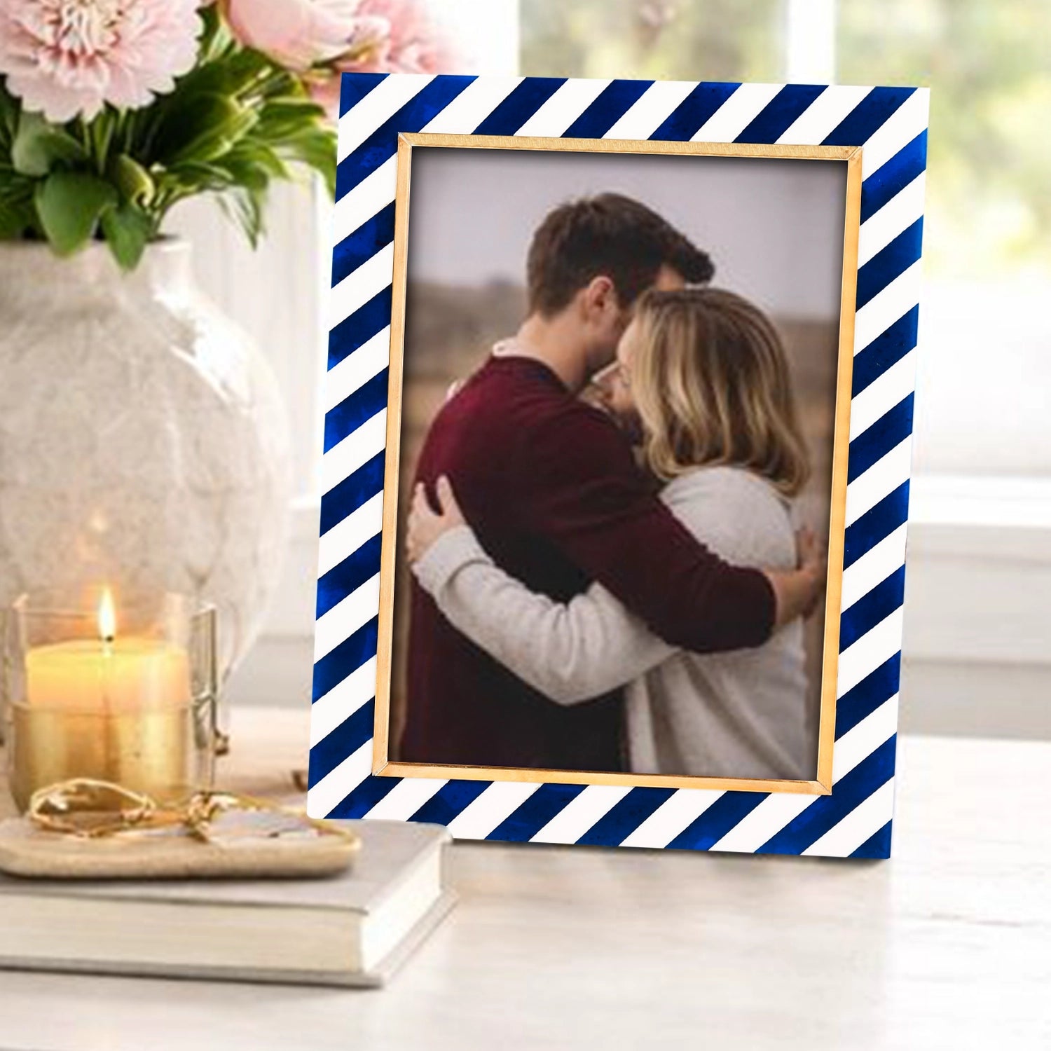 Picture Frames Halo Gondola Pattern Resin Inlay Collection in 3 Sizes