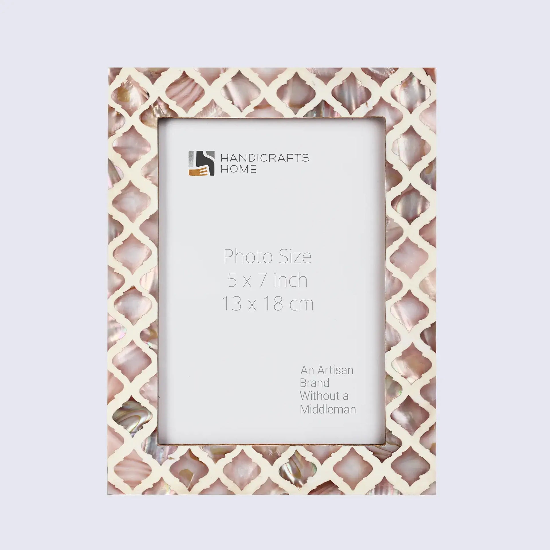 Picture Frames Moor Fire Pattern Mother of Pearl & Resin Collection in 3 Sizes