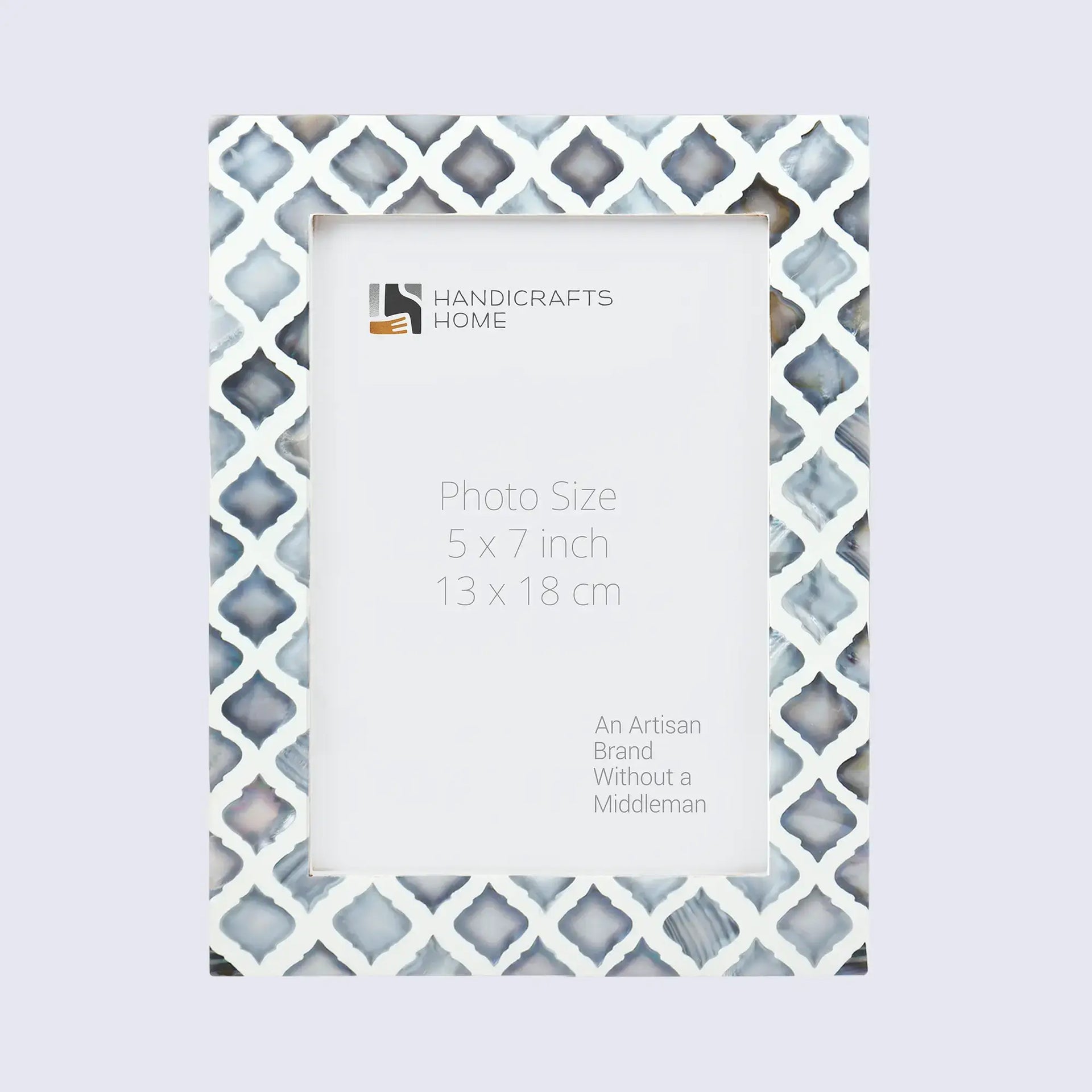 Picture Frames Moor Sky Pattern Mother of Pearl & Resin Collection in 3 Sizes