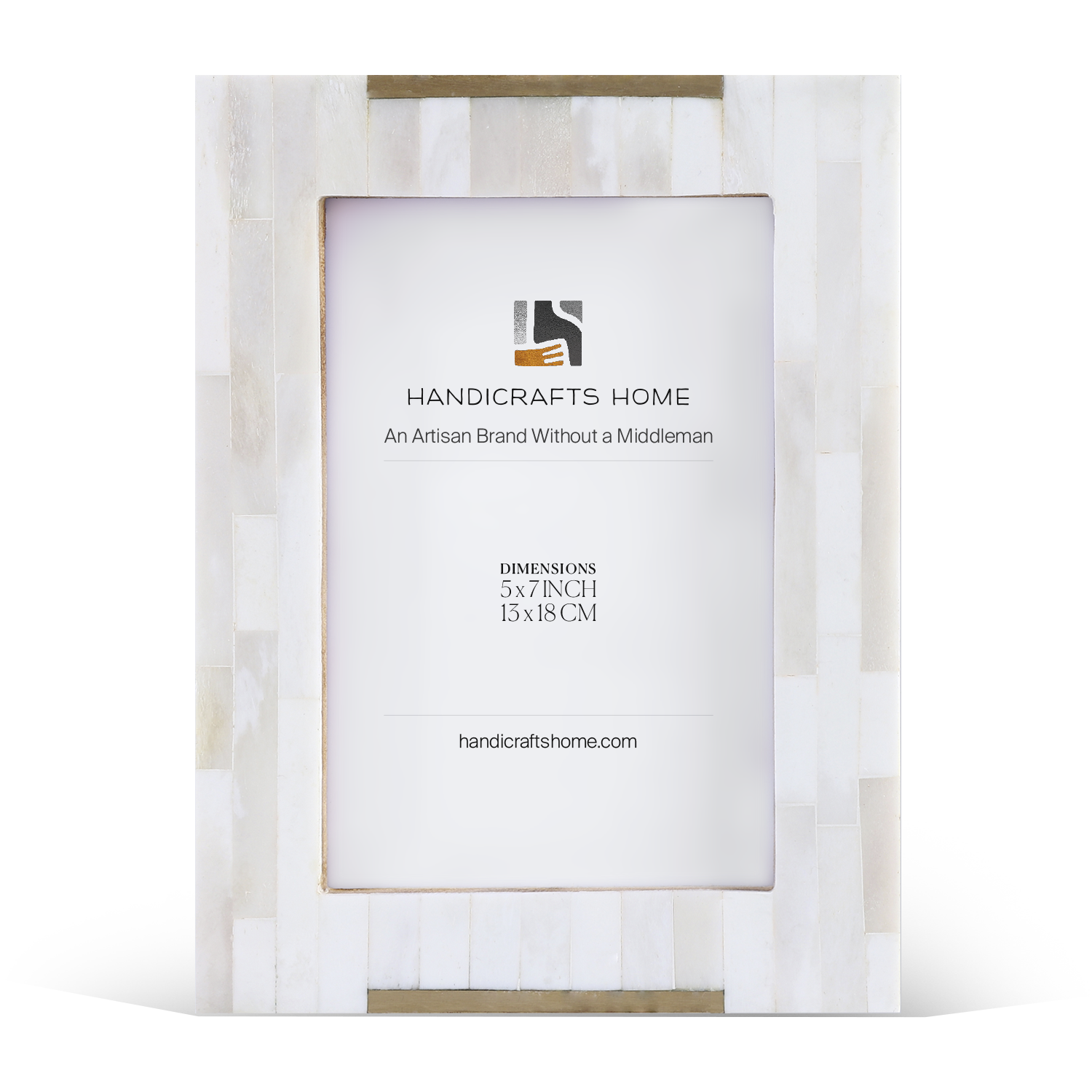 Picture Frames Palace Banquet Collection Bone Inlay Brass Beige White 4x6 5x7"