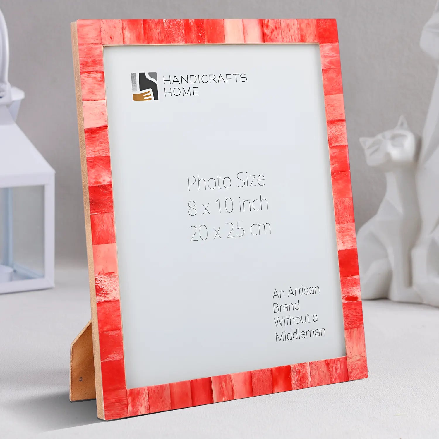 Picture Frame Classic Collection Bone Inlay Red – 3 Sizes